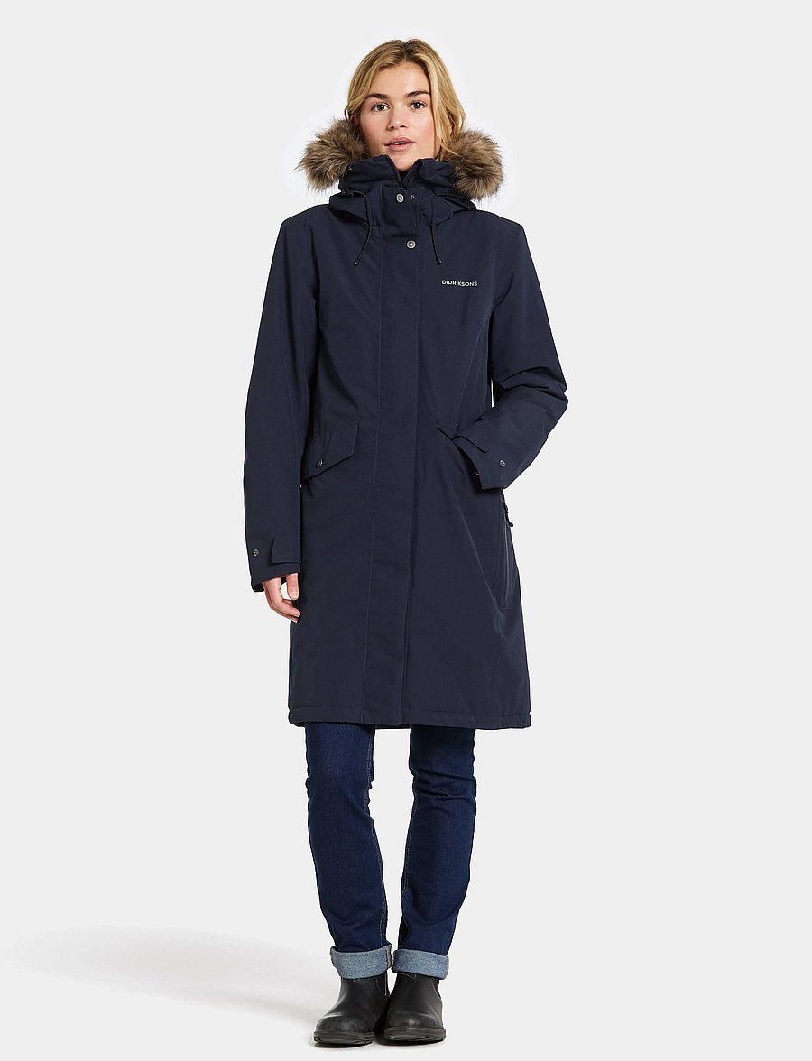 Didriksons - Erika Parka - joped - dark night blue - 4