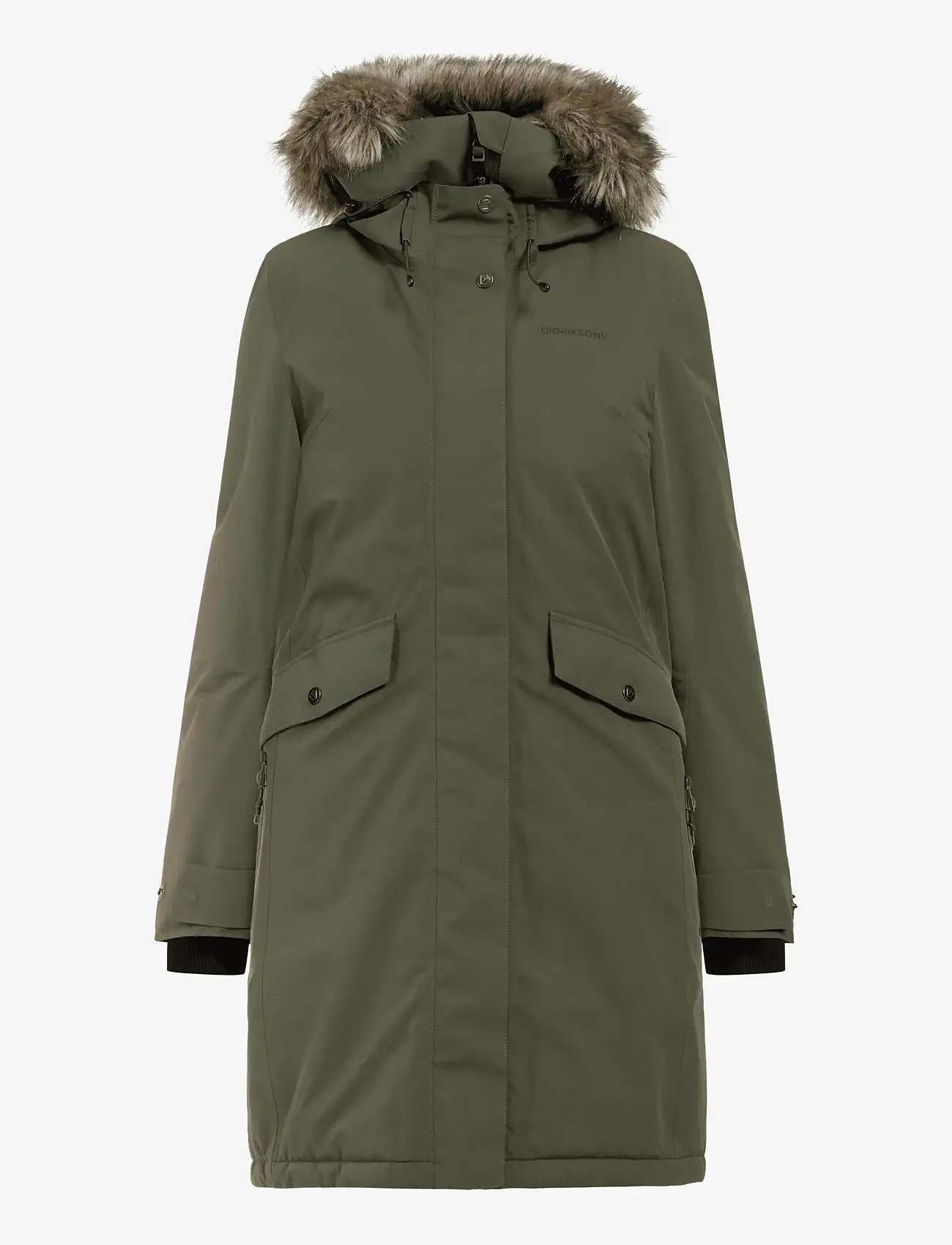 Didriksons - Erika Parka - jacken - deep green - 1