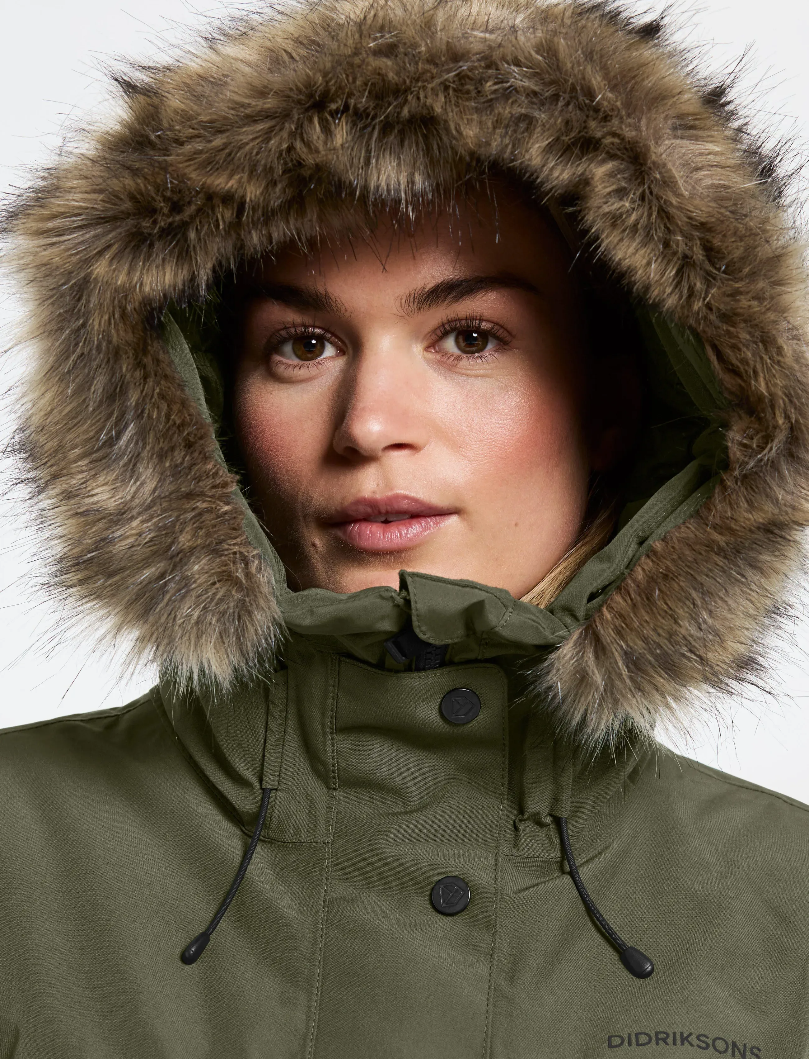 Didriksons Erika Parka - Parkas - DEEP GREEN / khaki/green