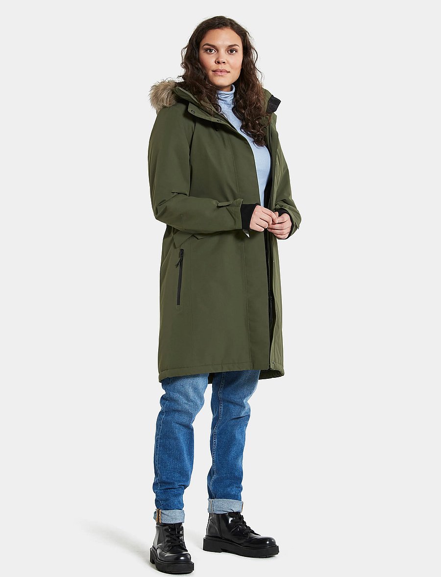Didriksons - Erika Parka - joped - deep green - 3