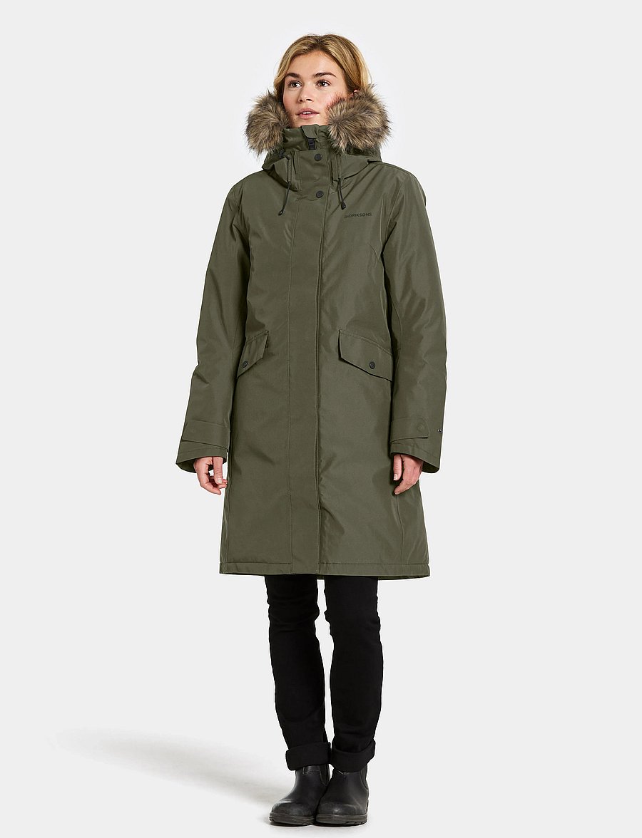 Didriksons - Erika Parka - joped - deep green - 3