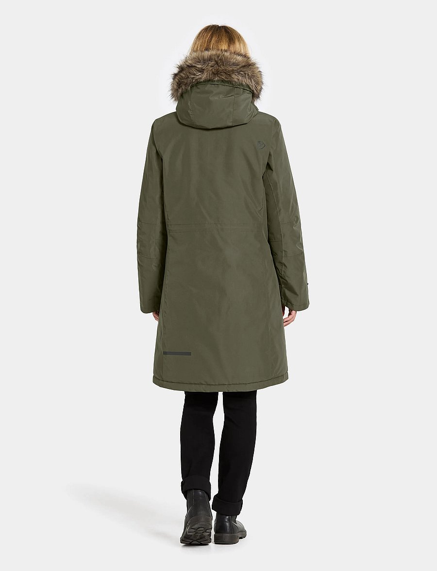 Didriksons - Erika Parka - joped - deep green - 4