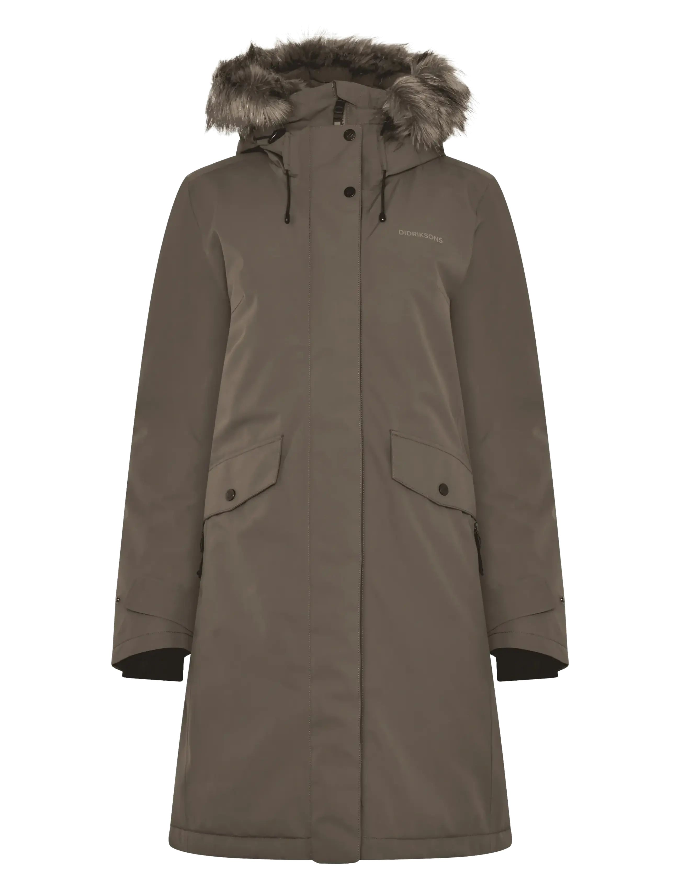 Didriksons - Erika Parka - parkasjackor - mocha brown - 1