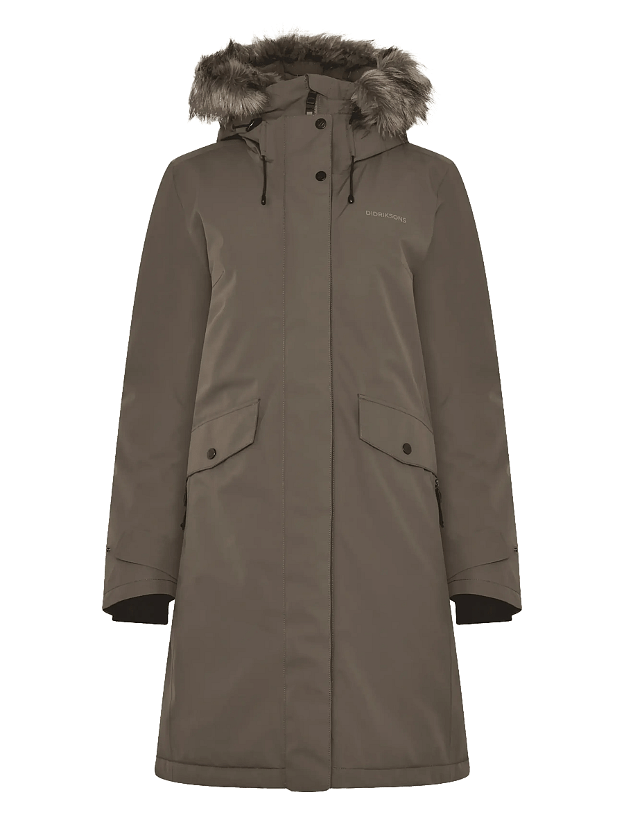Didriksons - Erika Parka - parkasjackor - mocha brown - 1