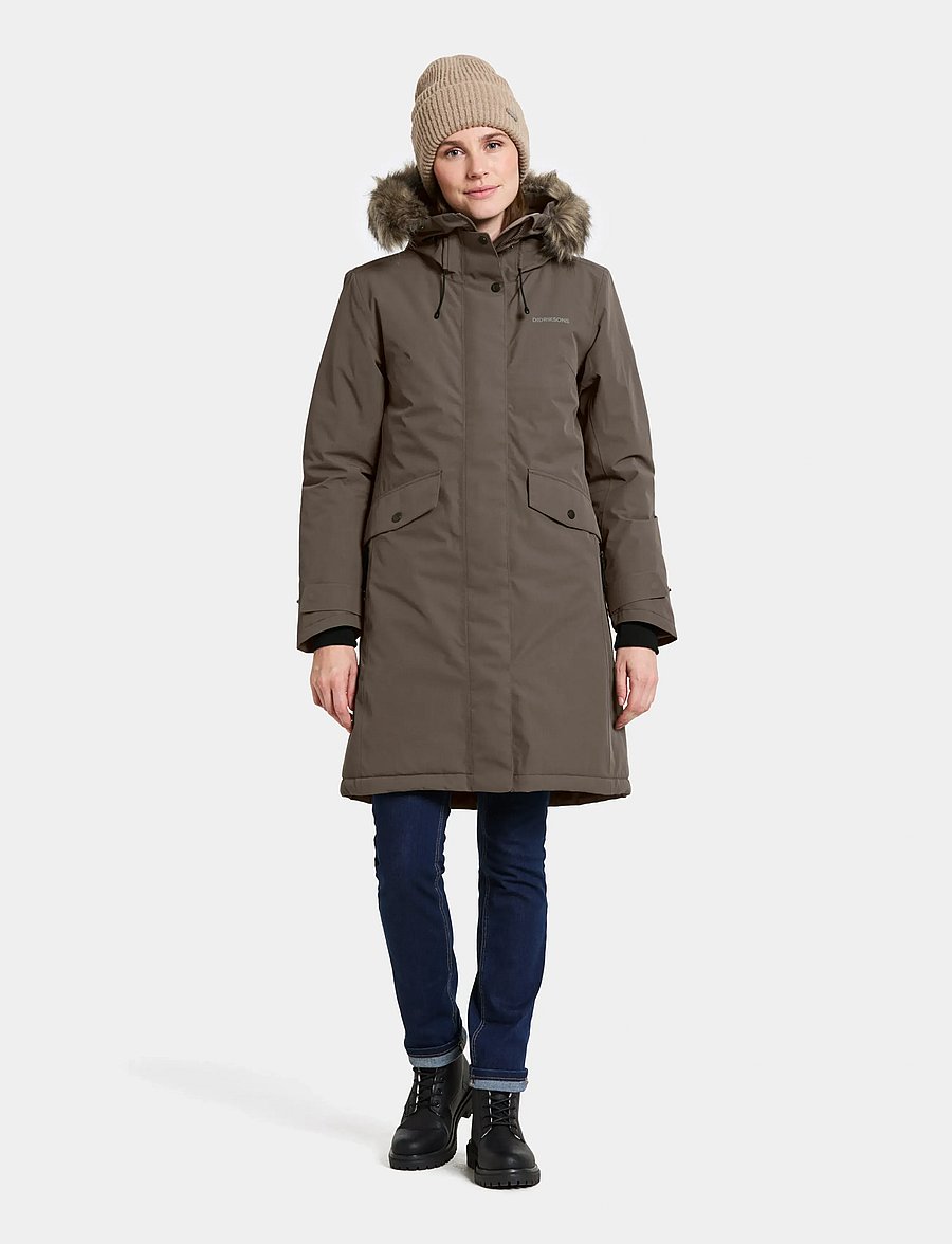 Didriksons - Erika Parka - parkasjackor - mocha brown - 3
