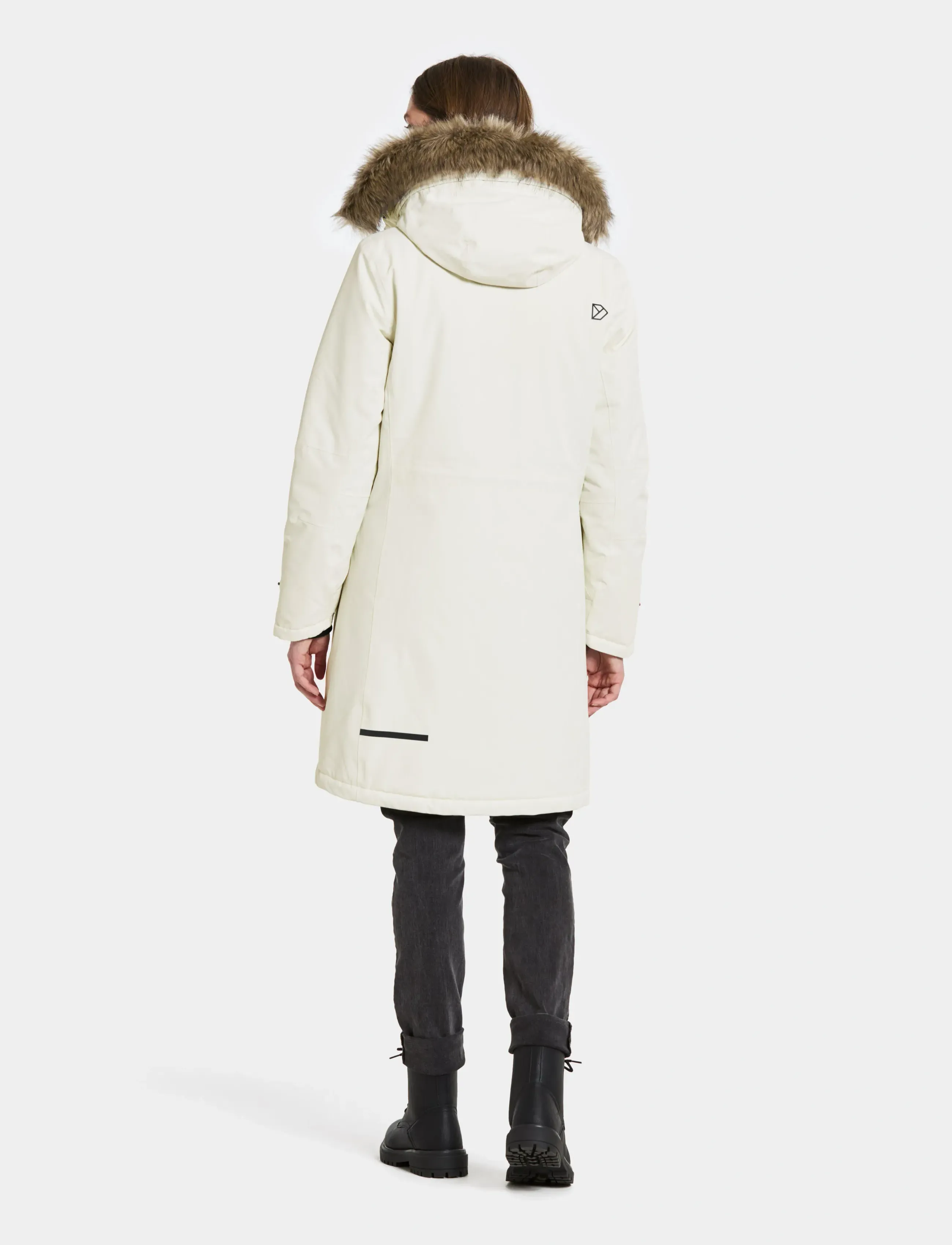 Didriksons - ERIKA WNS PARKA 3 - jacken - white foam - 4