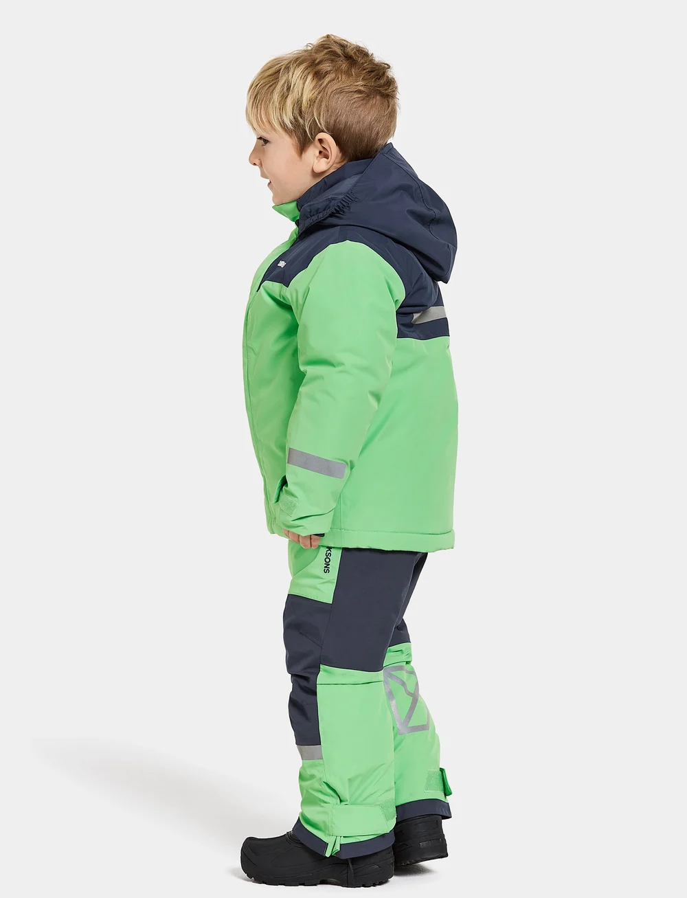 Didriksons - SKARE KIDS SET - outdoor - dusty lime - 4