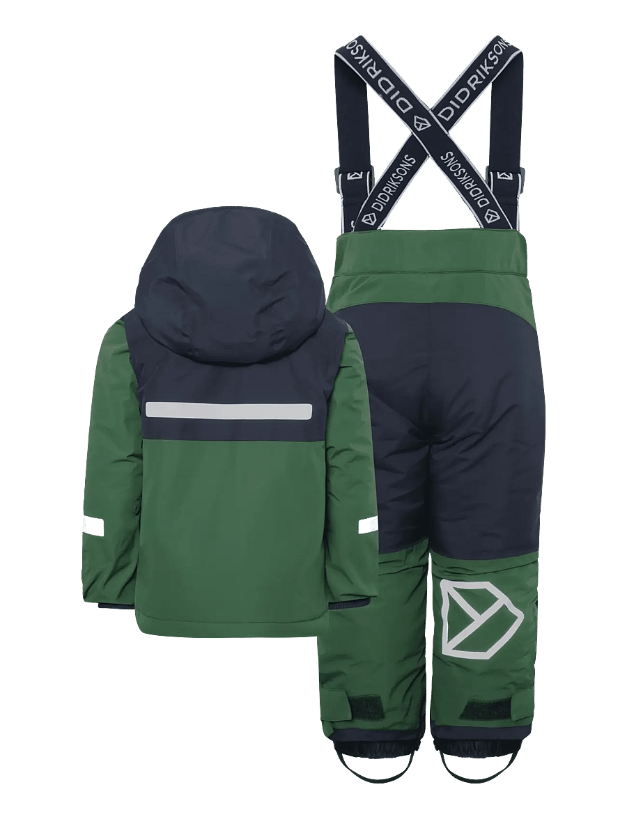 Didriksons - SKARE KIDS SET - virsdrēbes - pine green - 2