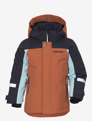 Didriksons - NEPTUN KIDS JKT - ski jackets - acorn brown - 0
