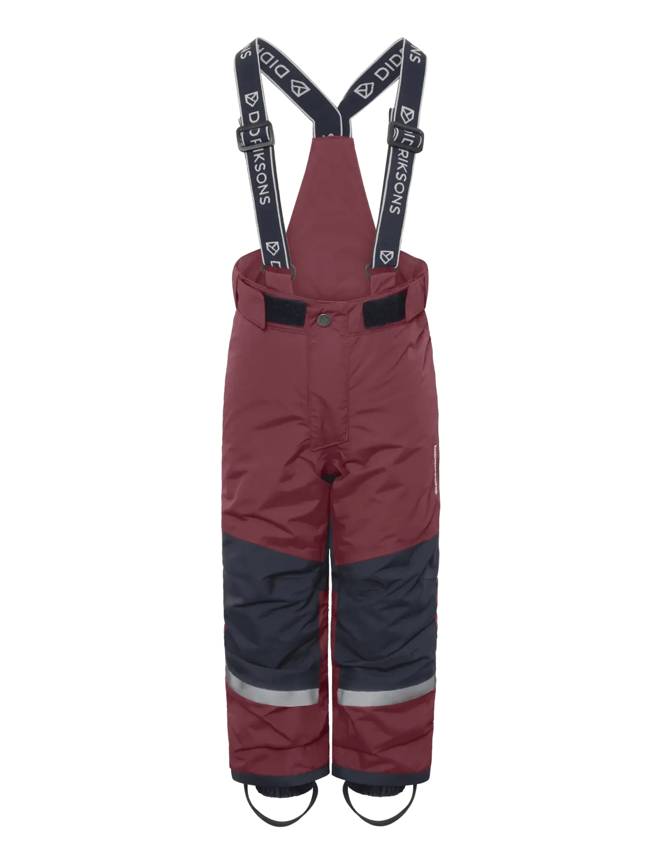 Didriksons Idre Kids Pants 6, 80, Snow-ski Clothing, Rot - Pants, Kinder