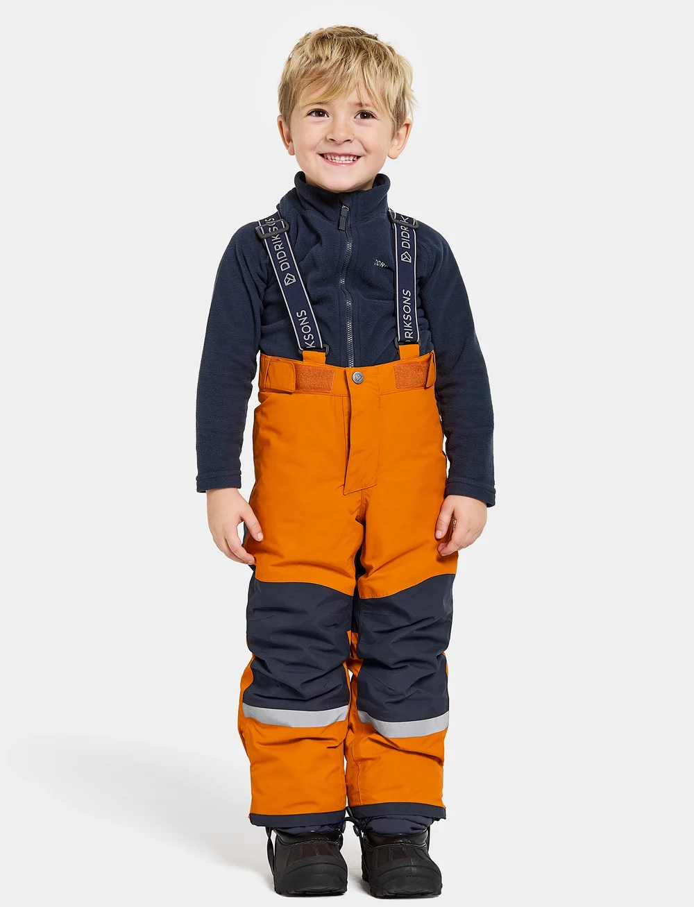 Didriksons - IDRE KIDS PANTS 6 - skidbyxor - orange jam - 0