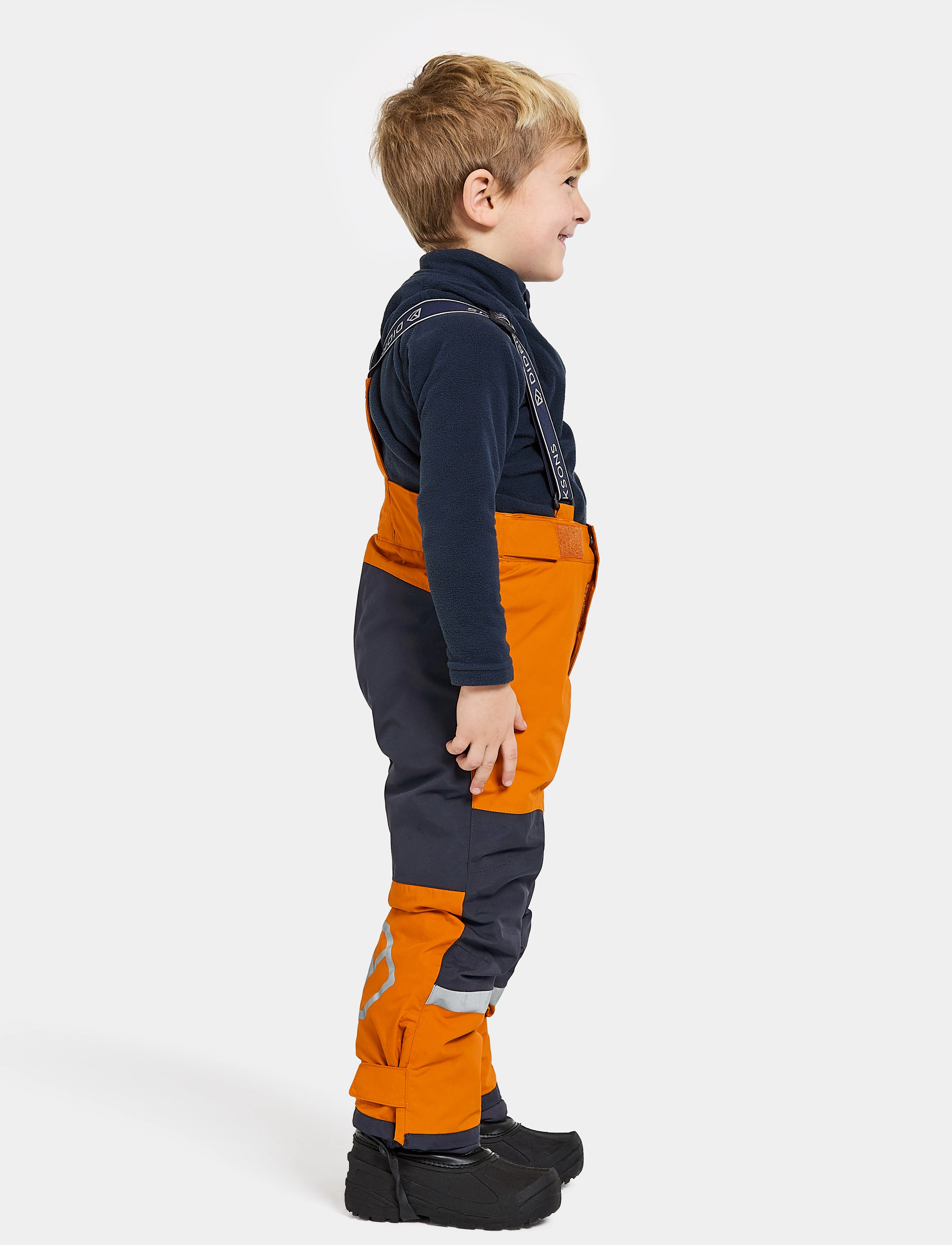 Didriksons - IDRE KIDS PANTS 6 - päällihousut - orange jam - 4