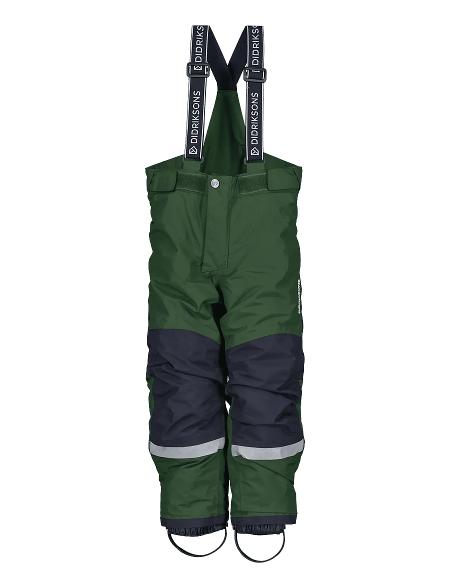 Didriksons - IDRE KIDS PANTS 6 - spodnie narciarskie - pine green - 1