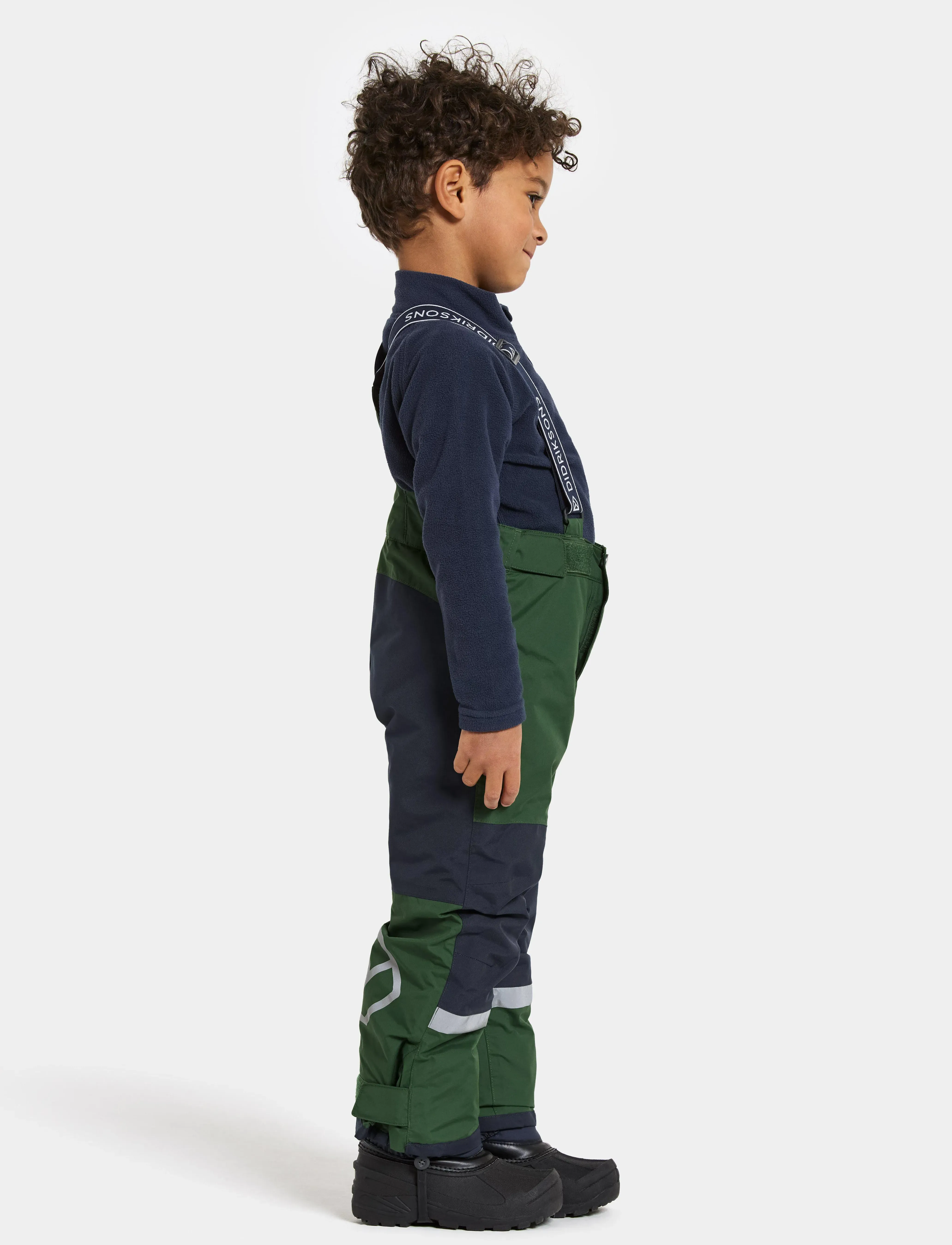 Didriksons - IDRE KIDS PANTS 6 - spodnie narciarskie - pine green - 4