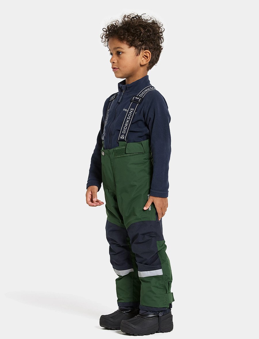 Didriksons - IDRE KIDS PANTS 6 - spodnie narciarskie - pine green - 5