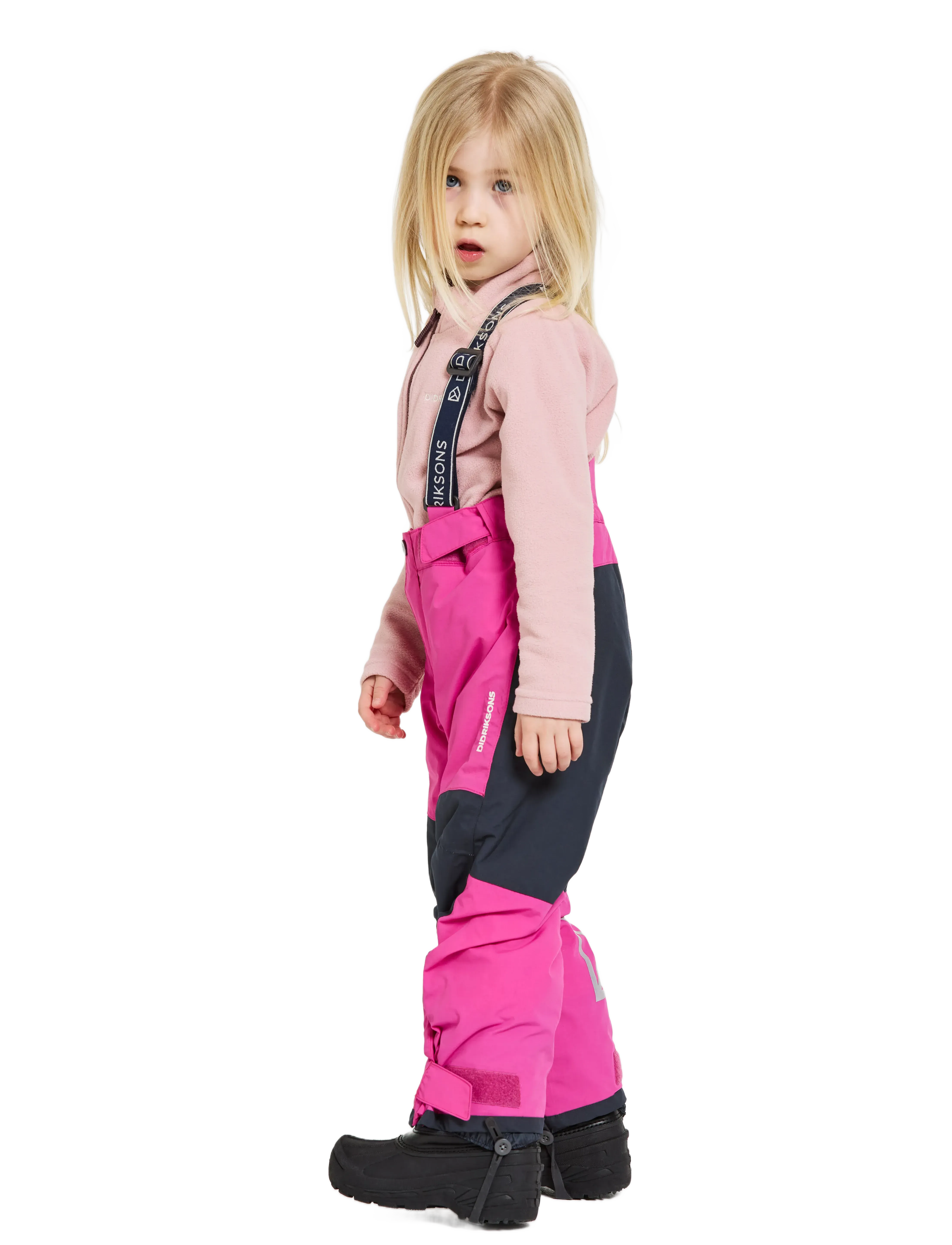 Didriksons - IDRE KIDS PANTS 6 - regenhosen - plastic pink - 3