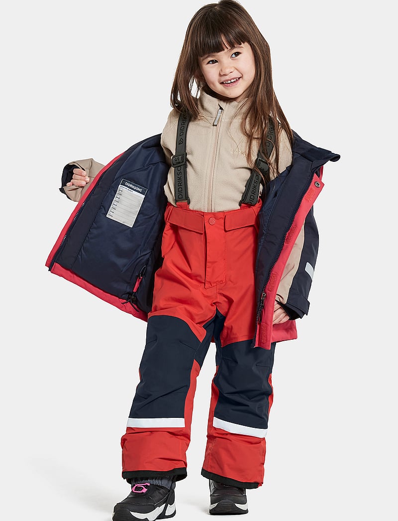Didriksons - IDRE KIDS PANTS 6 - skidbyxor - race red - 0