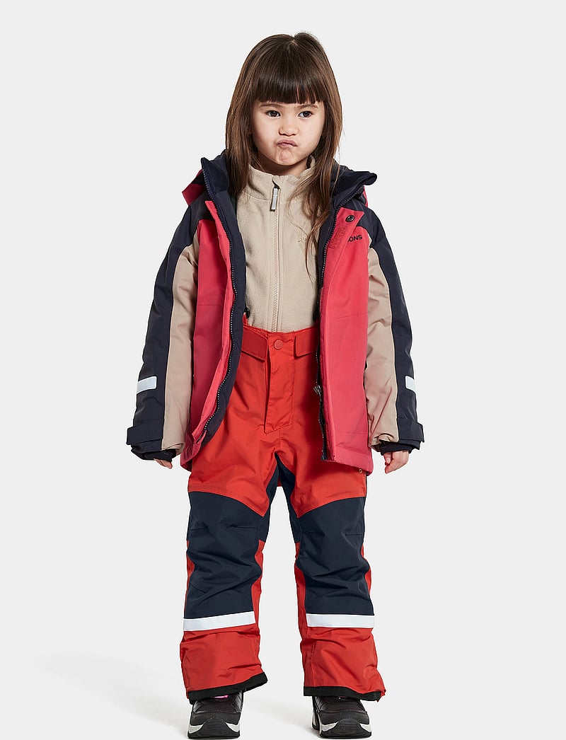 Didriksons - IDRE KIDS PANTS 6 - skidbyxor - race red - 3