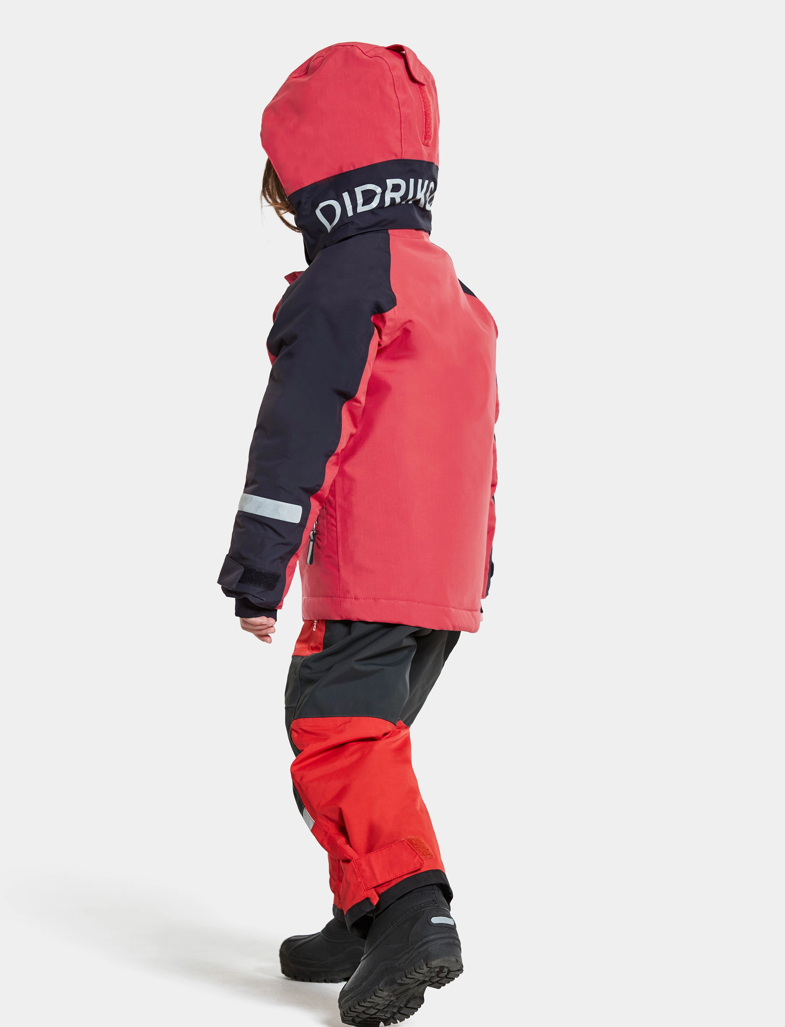 Didriksons - IDRE KIDS PANTS 6 - overtræksbukser - race red - 4