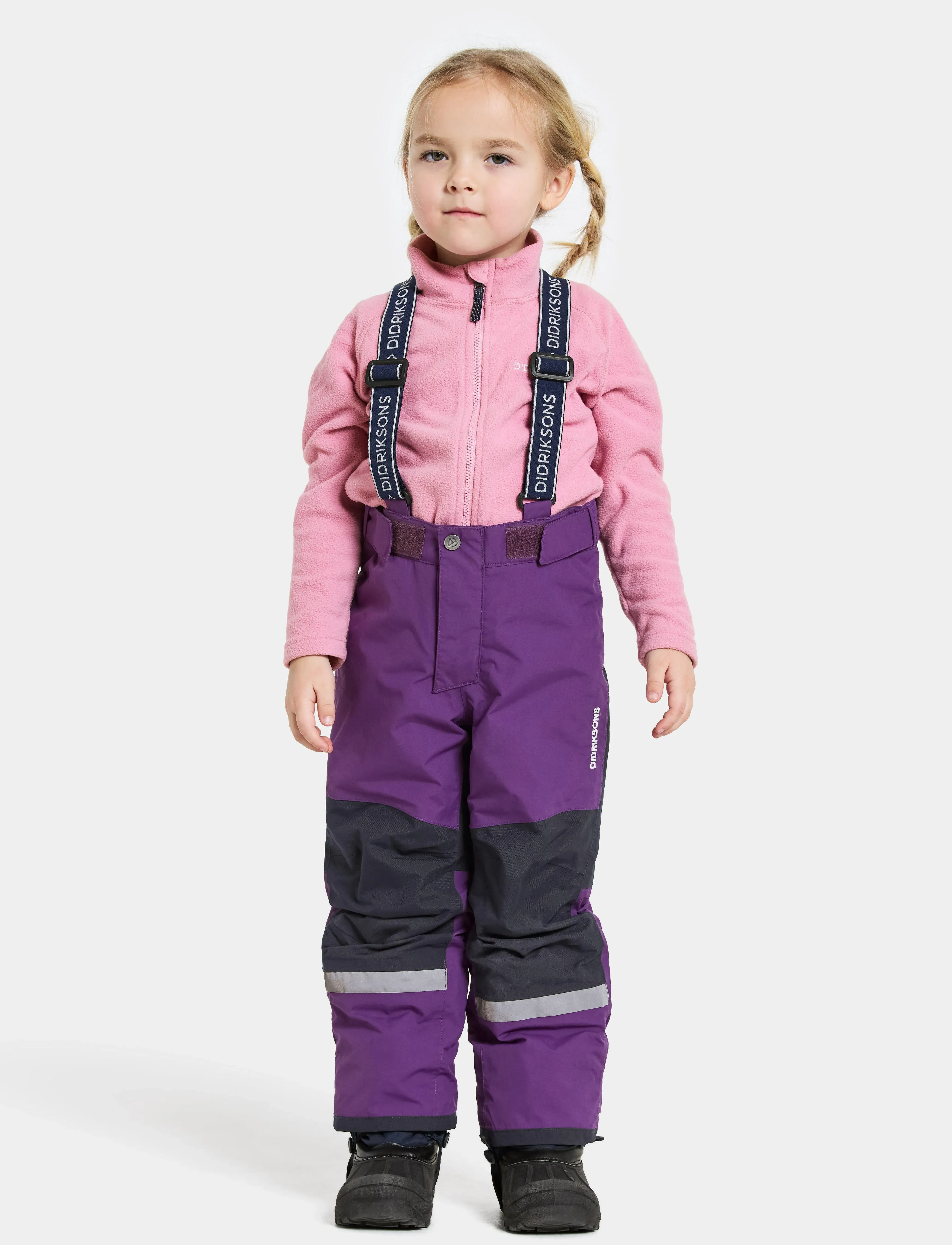 Didriksons Idre Kids Pants 6, 98, Snow-ski Clothing, Lila - Pants, Kinder
