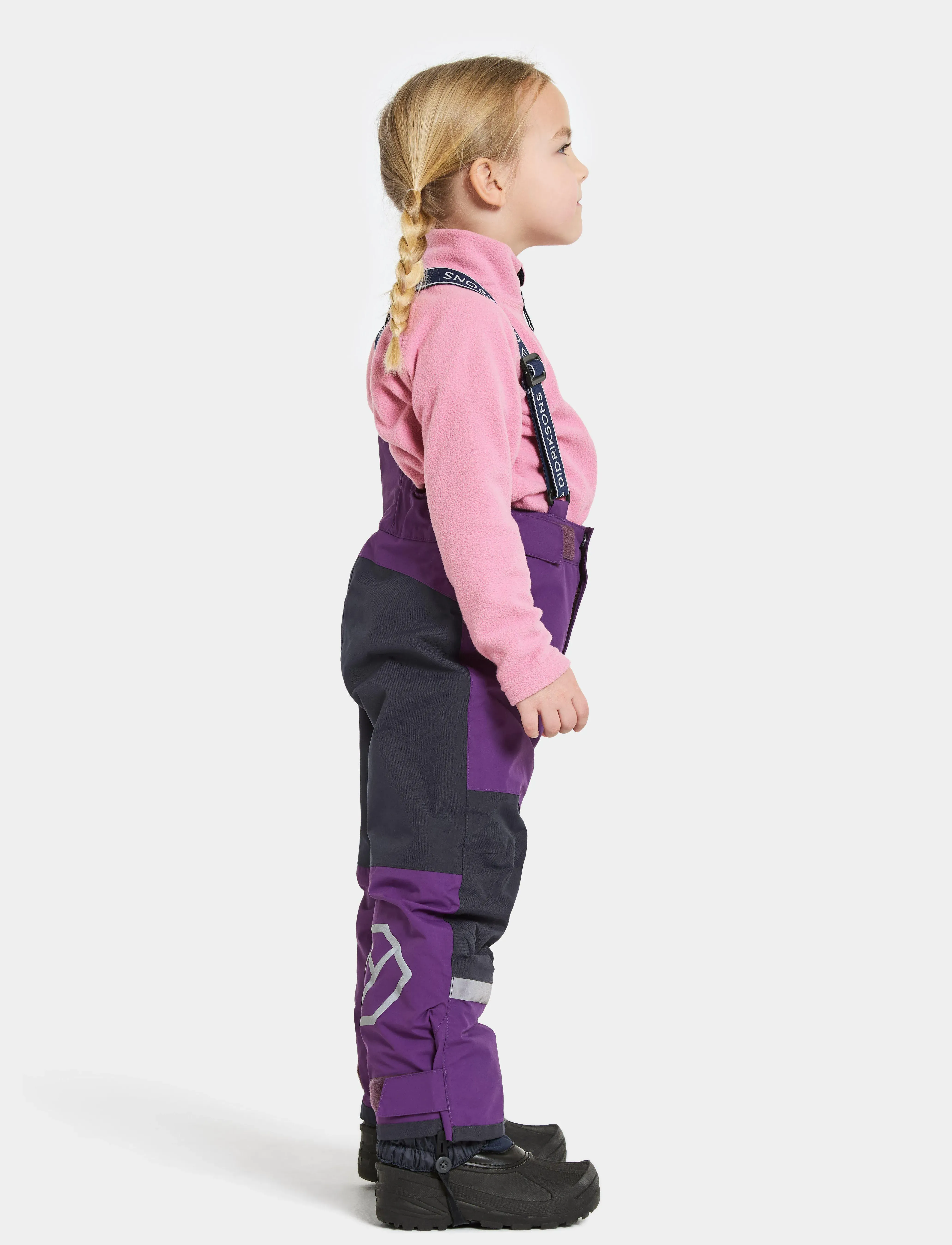 Didriksons - IDRE KIDS PANTS 6 - overtræksbukser - royal purple - 4