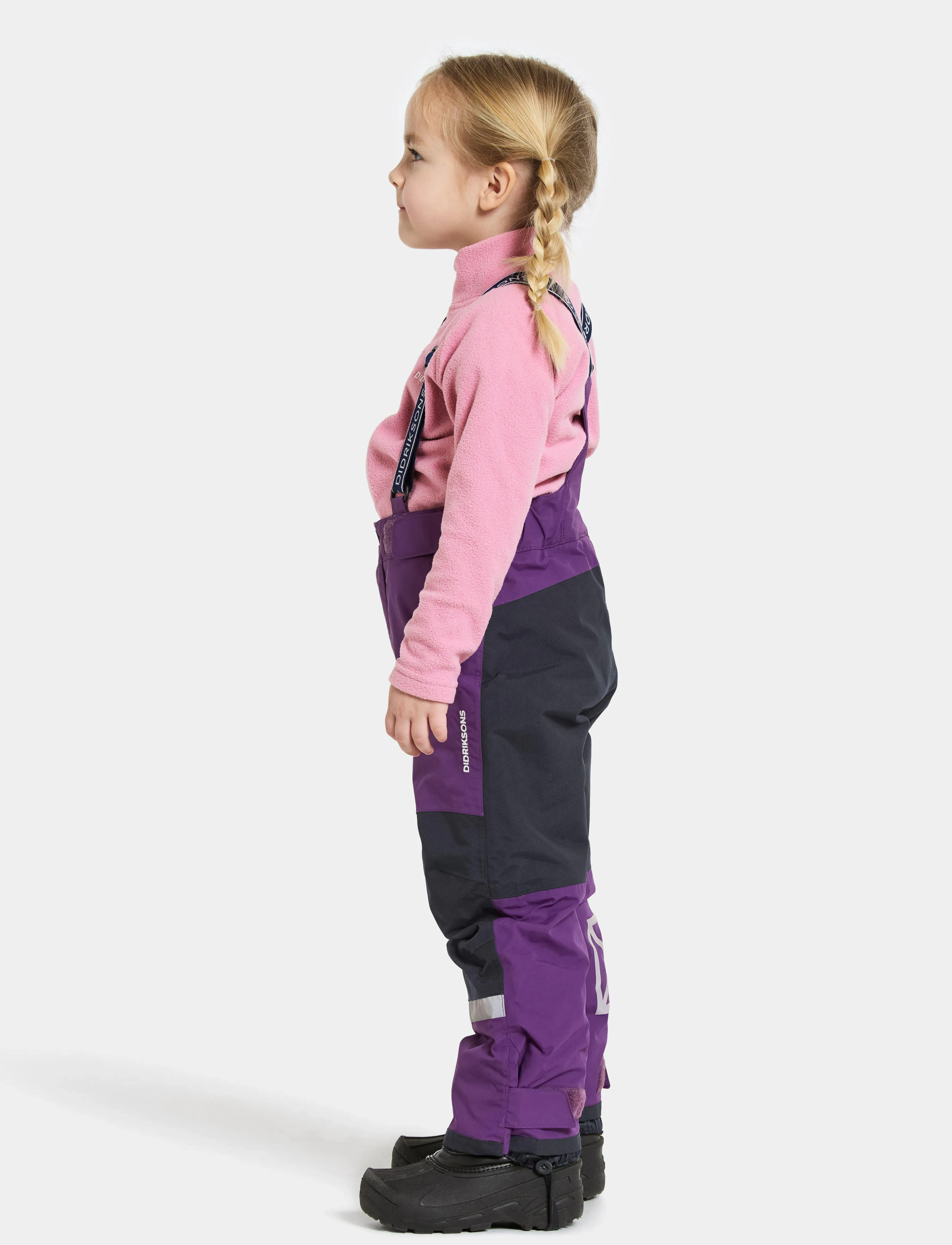 Didriksons - IDRE KIDS PANTS 6 - overtræksbukser - royal purple - 5