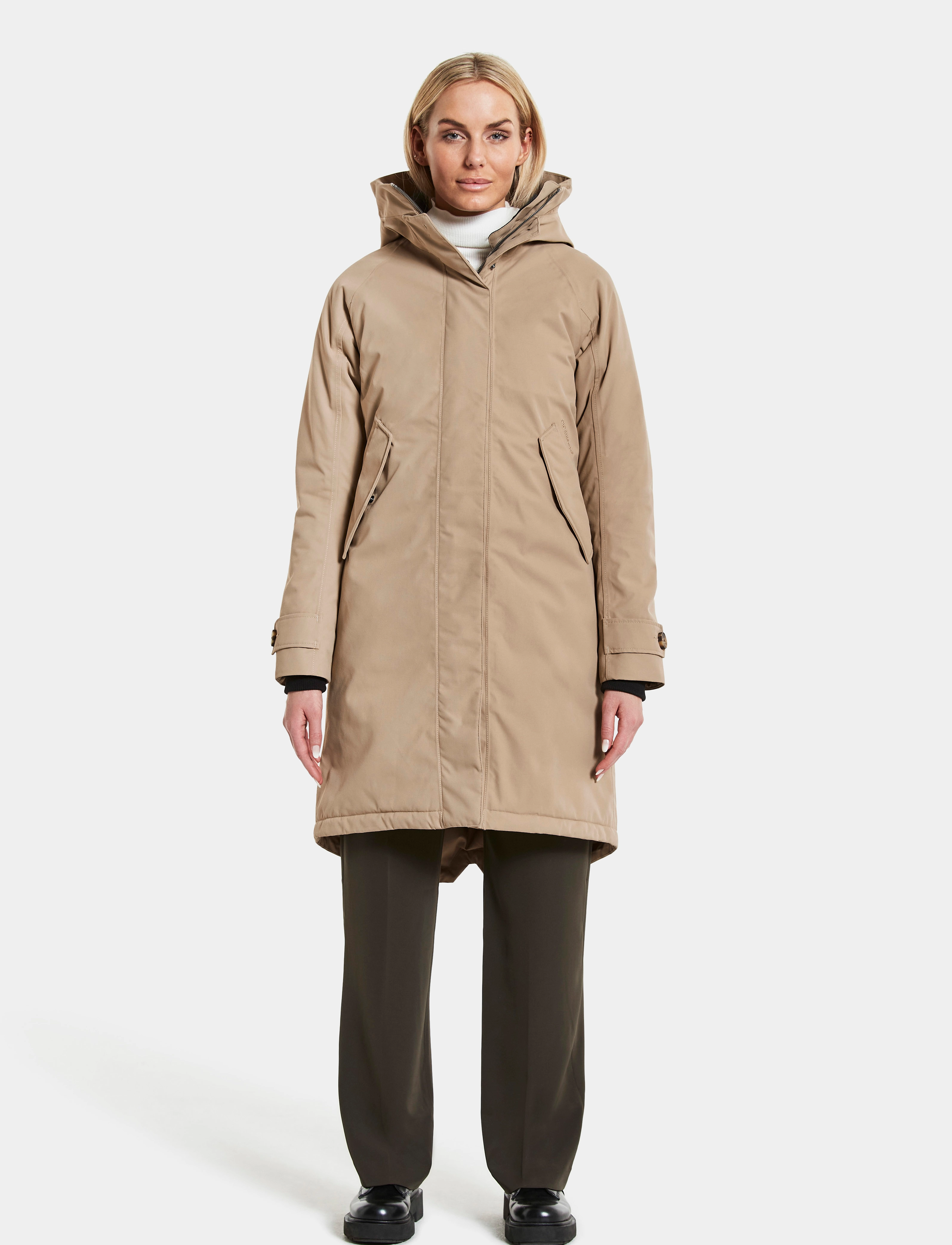 Didriksons - LUNA WNS PARKA 4 - beige - 3