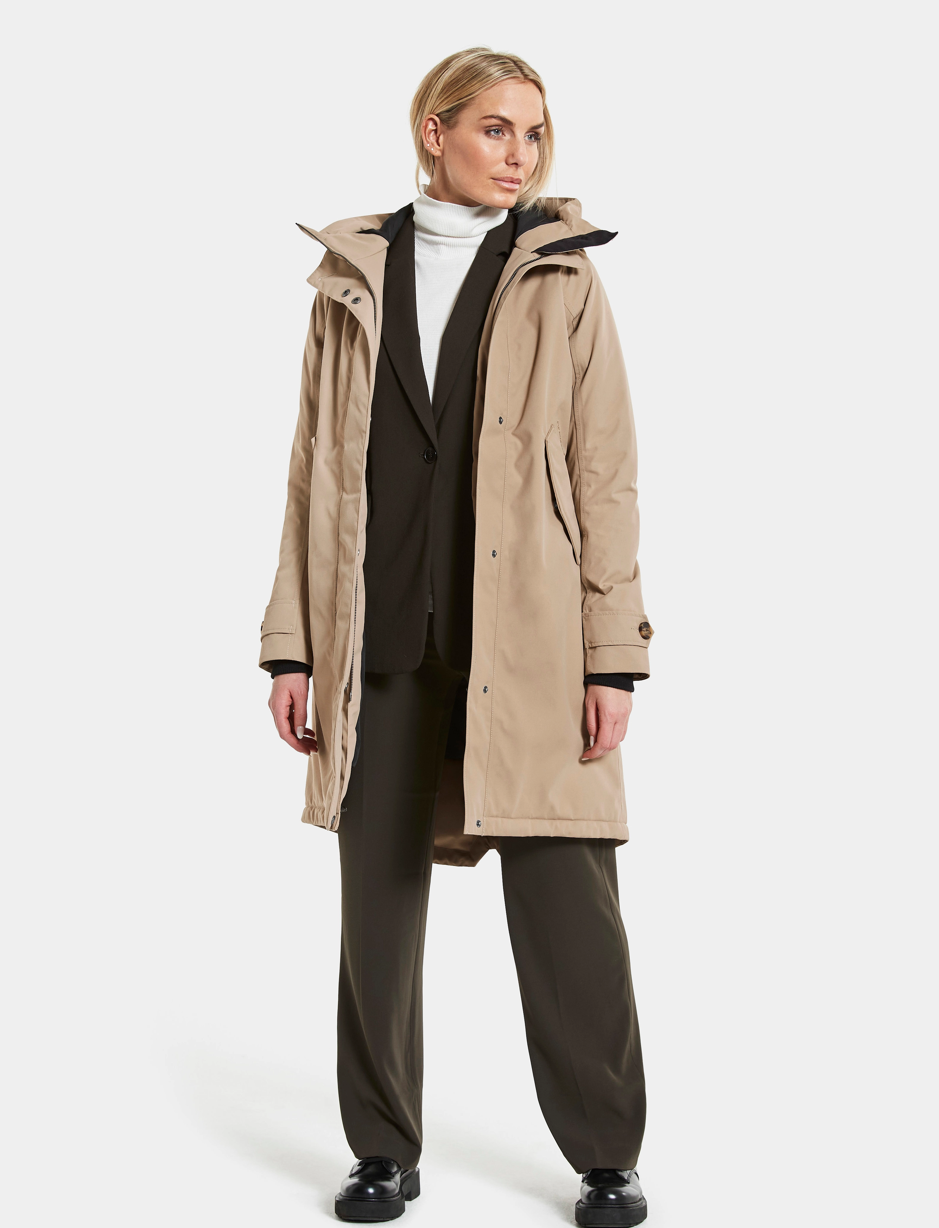 Didriksons - LUNA WNS PARKA 4 - beige - 4