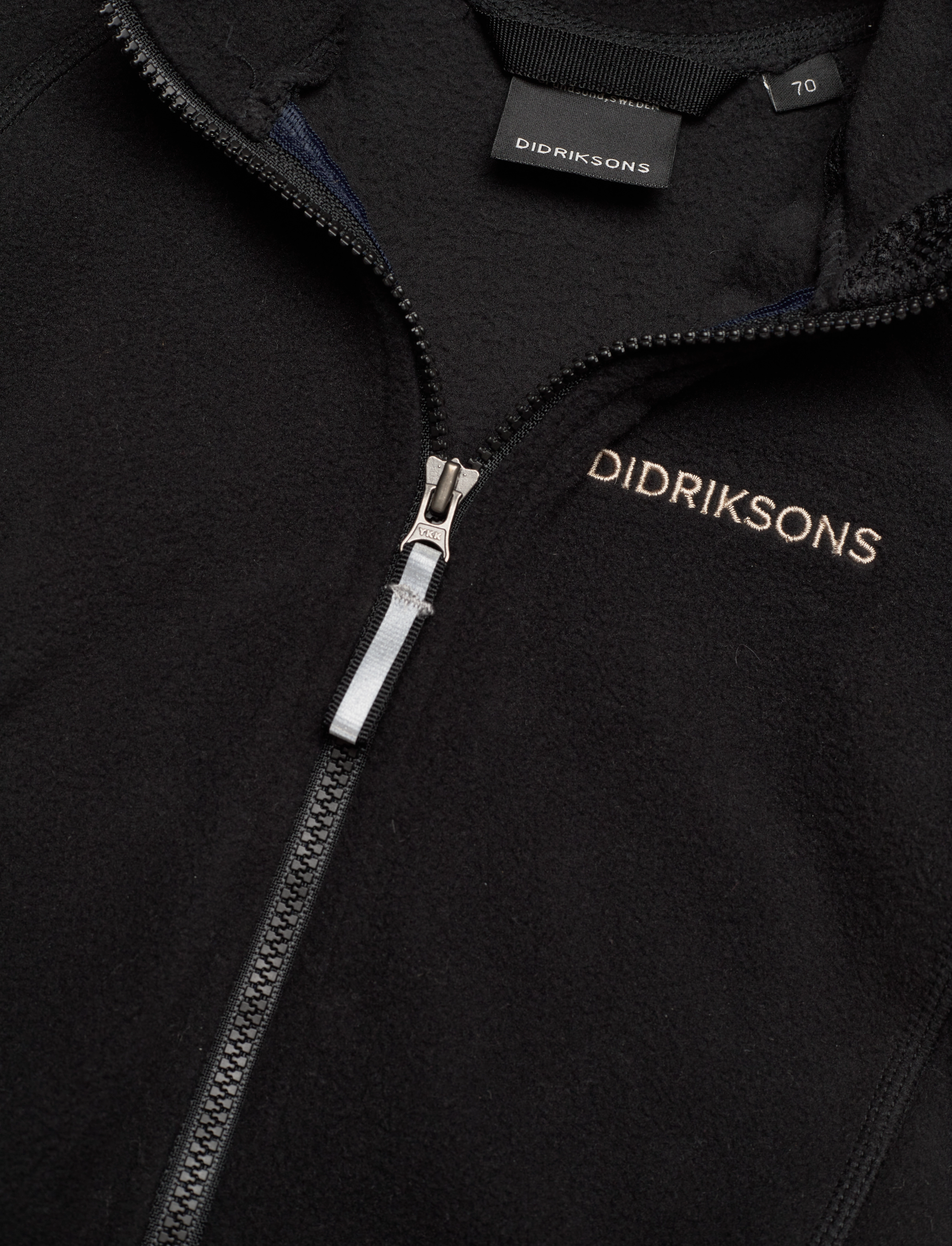 Didriksons - MONTE KIDS FULLZIP 8 - black - 4