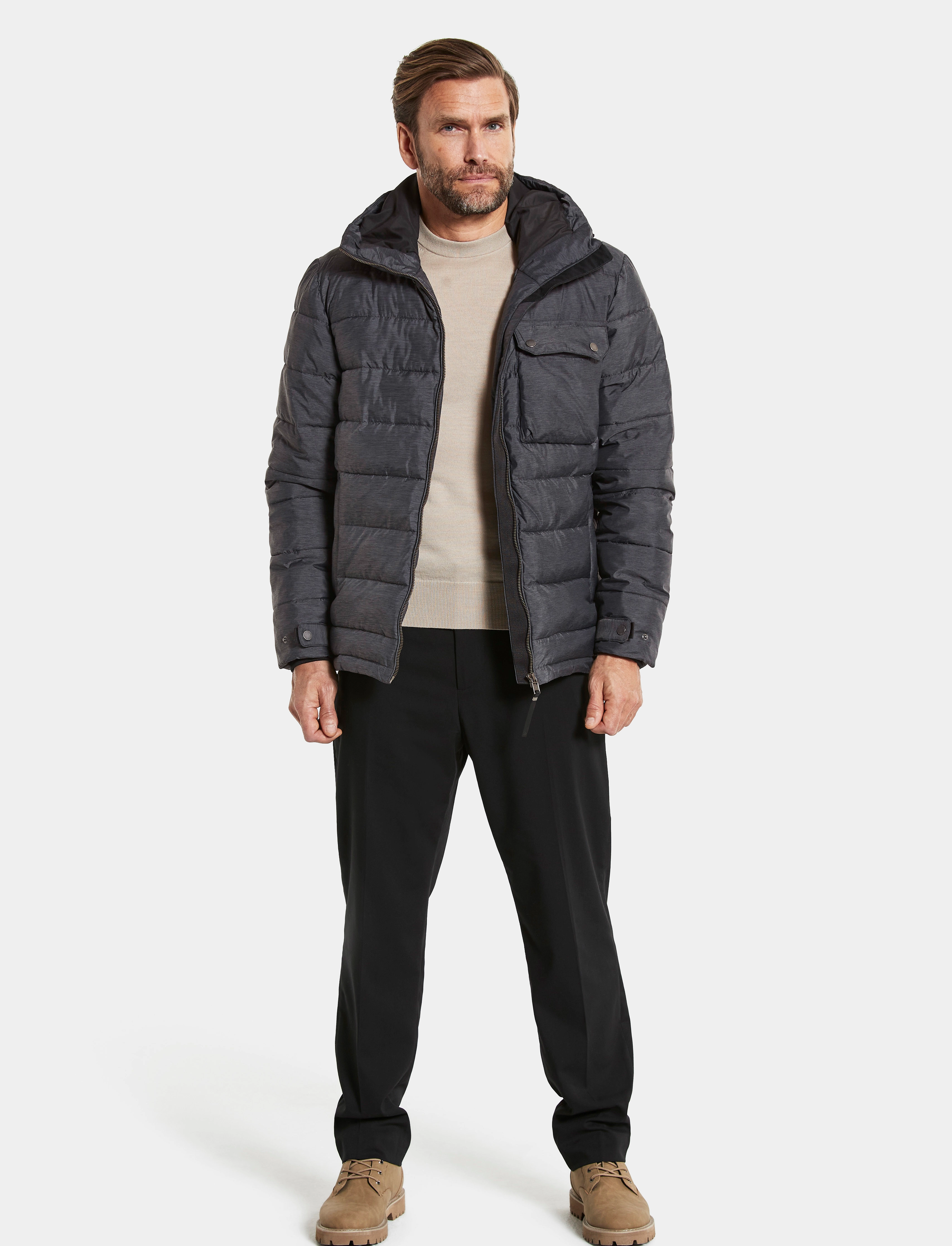 Didriksons - LAGE USX JKT - grey melange - 5