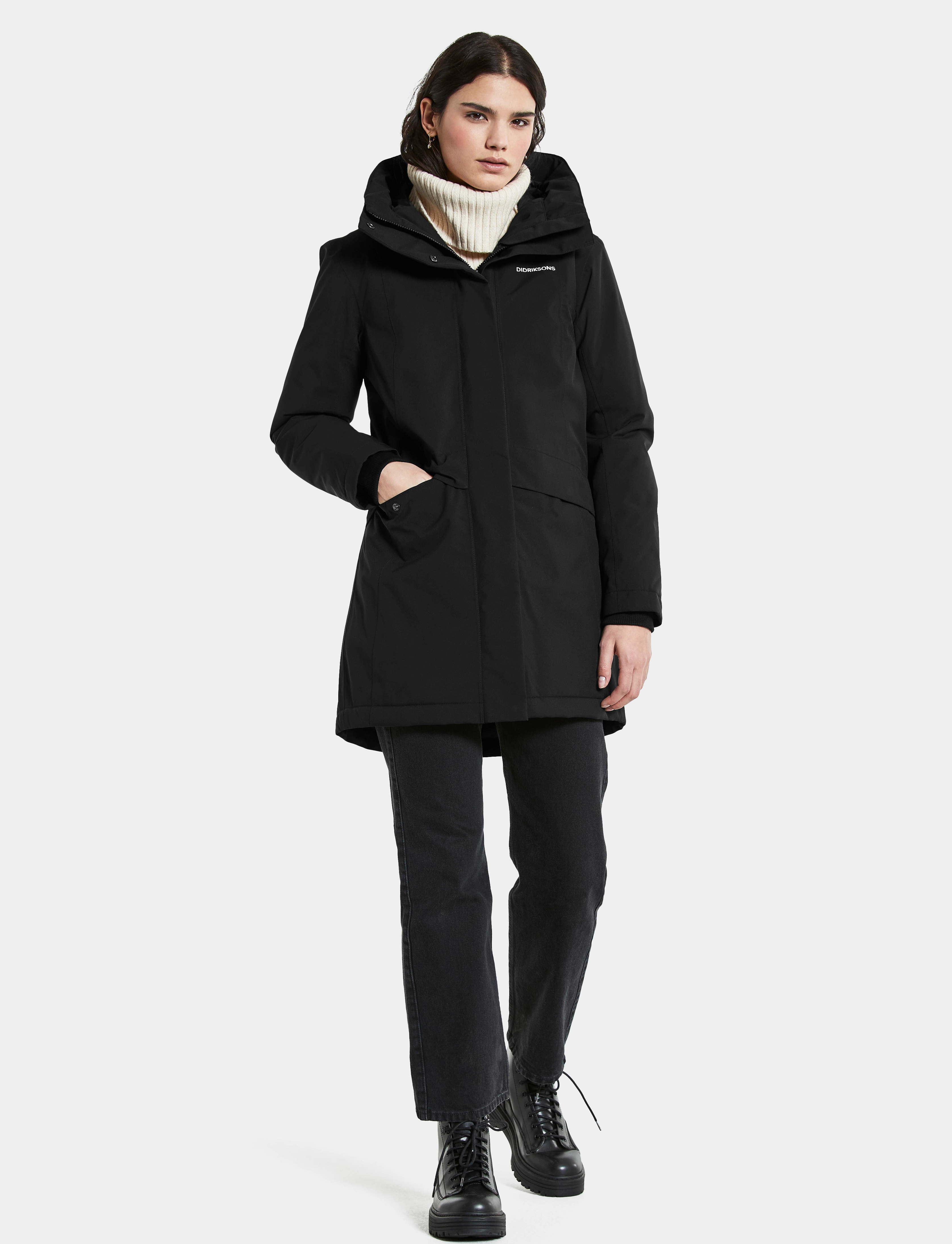 Didriksons - CAJSA WNS PARKA 4 - black - 3