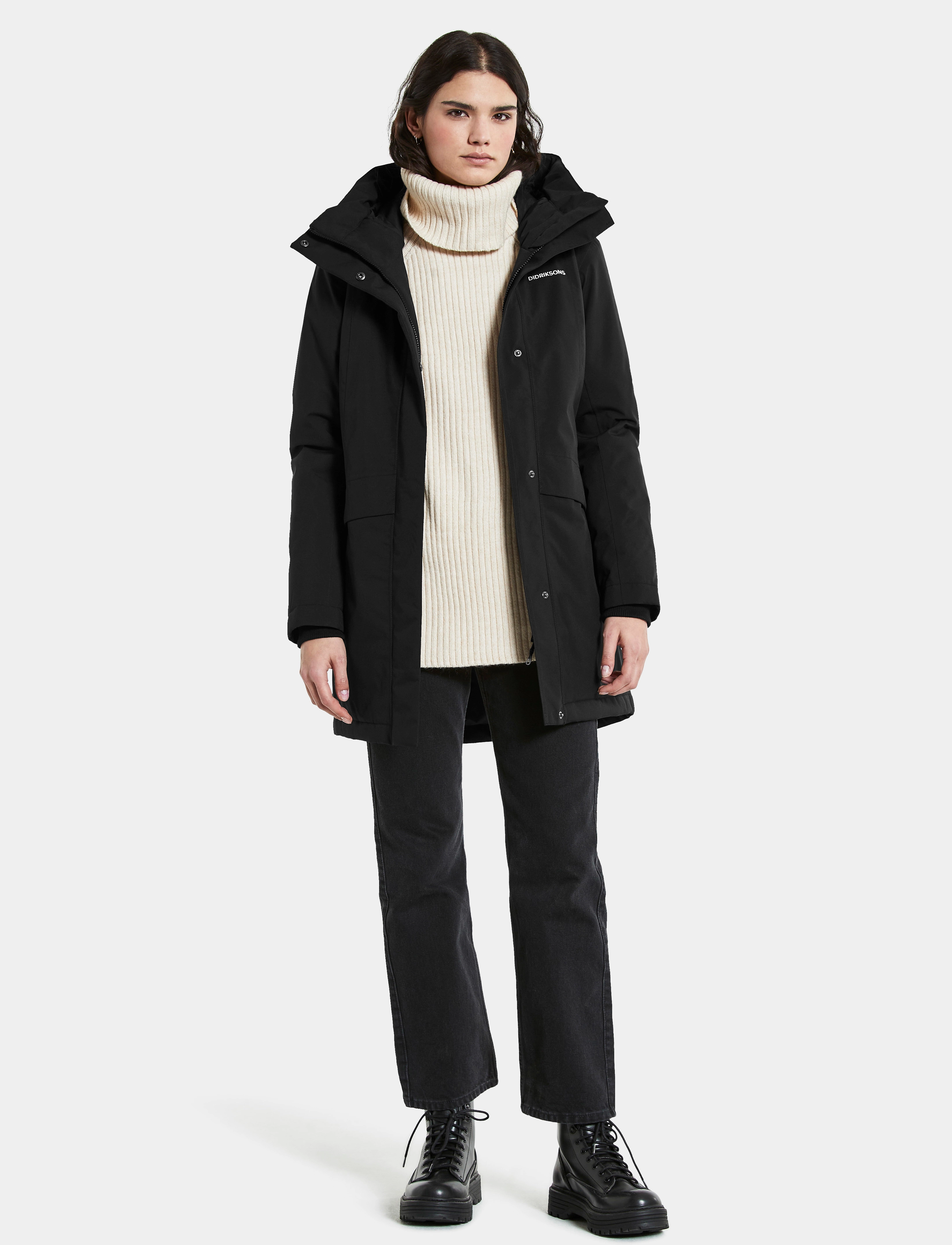 Didriksons - CAJSA WNS PARKA 4 - black - 5
