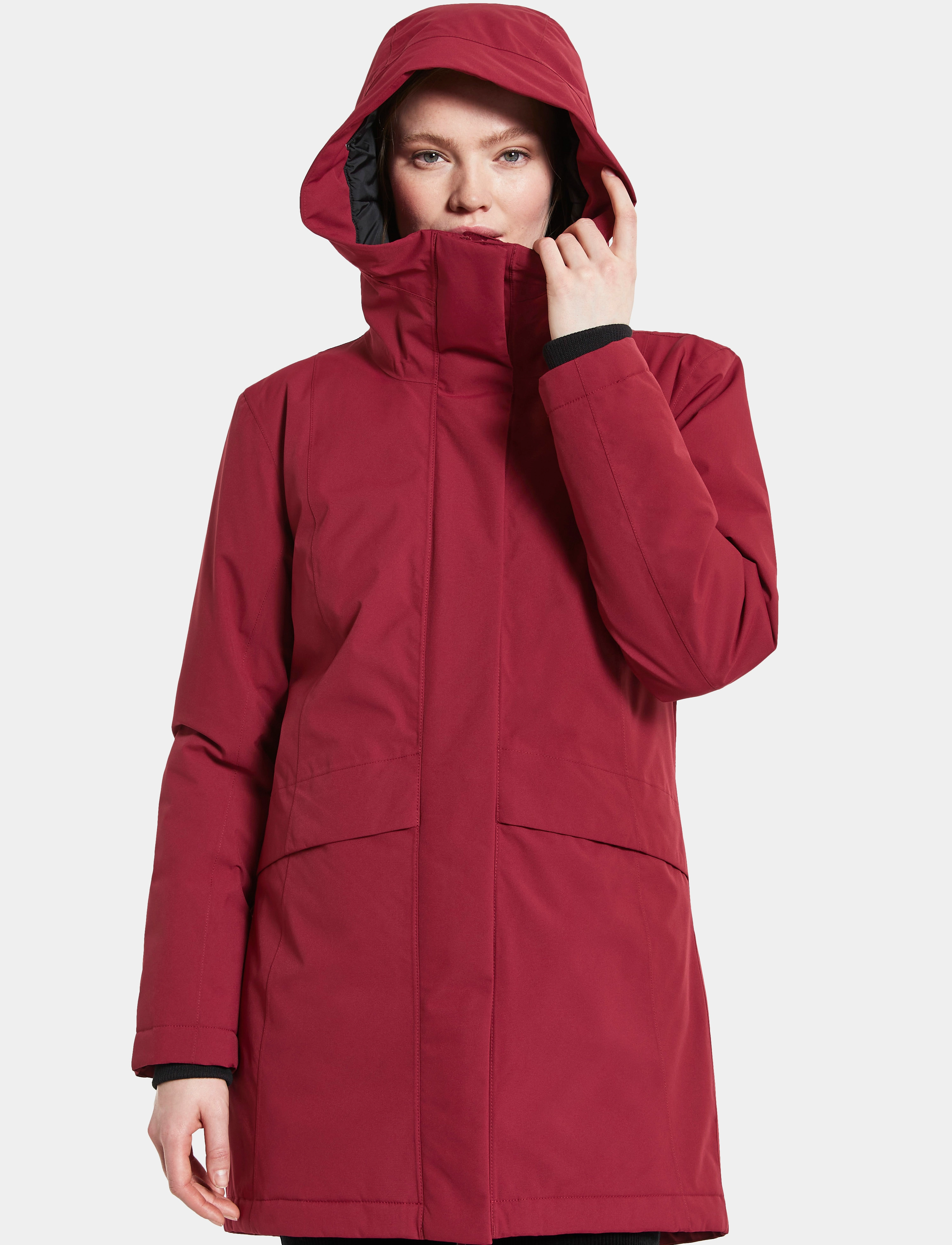 Didriksons - CAJSA WNS PARKA 4 - ruby red - 2