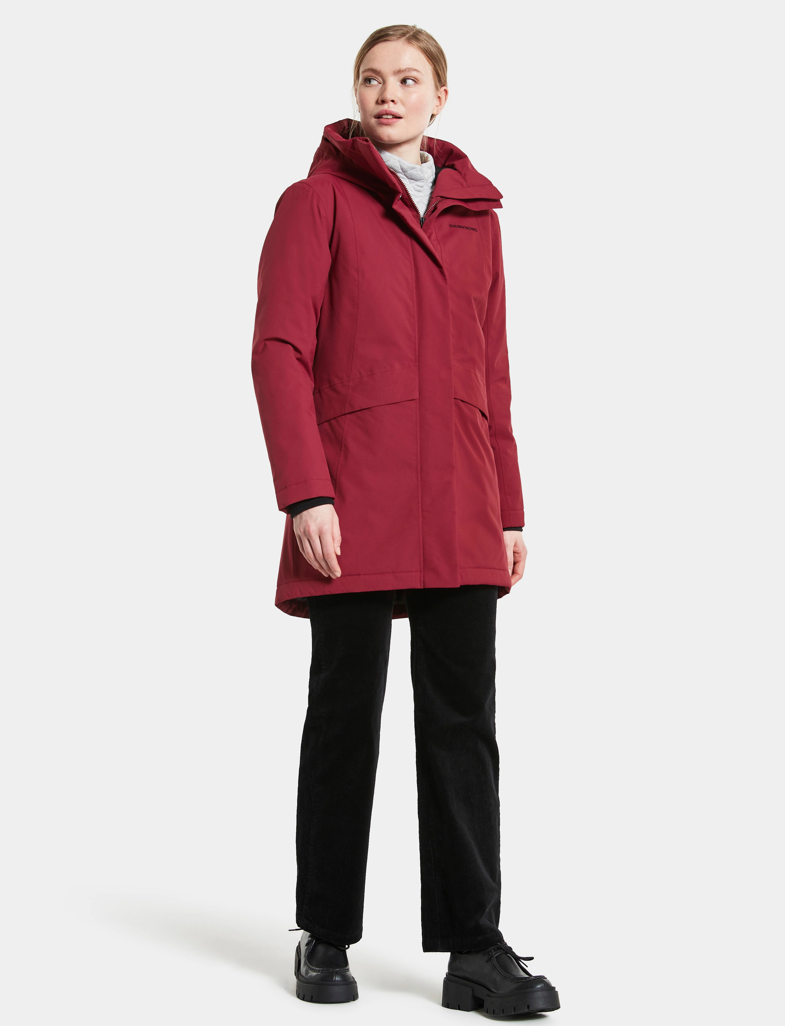 Didriksons - CAJSA WNS PARKA 4 - ruby red - 3