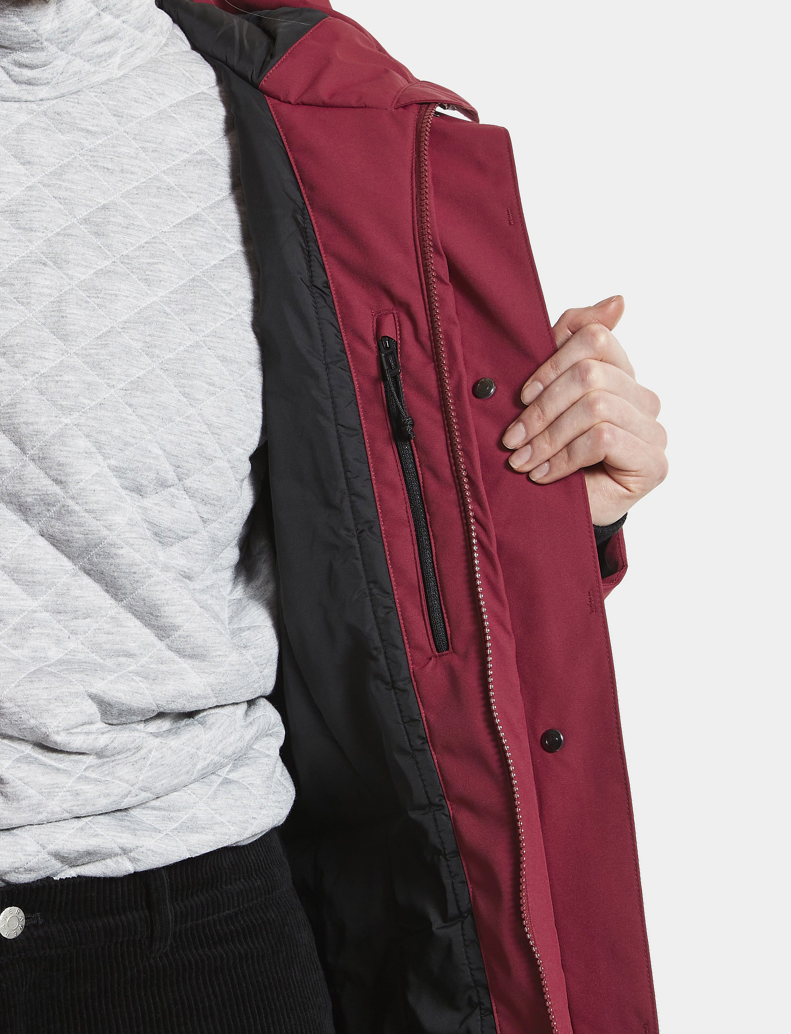Didriksons - CAJSA WNS PARKA 4 - ruby red - 5