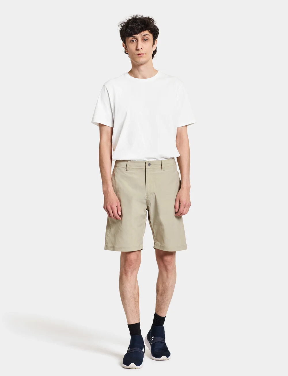 Didriksons - BRÄCKE USX SHORTS - freizeit shorts - light beige - 4