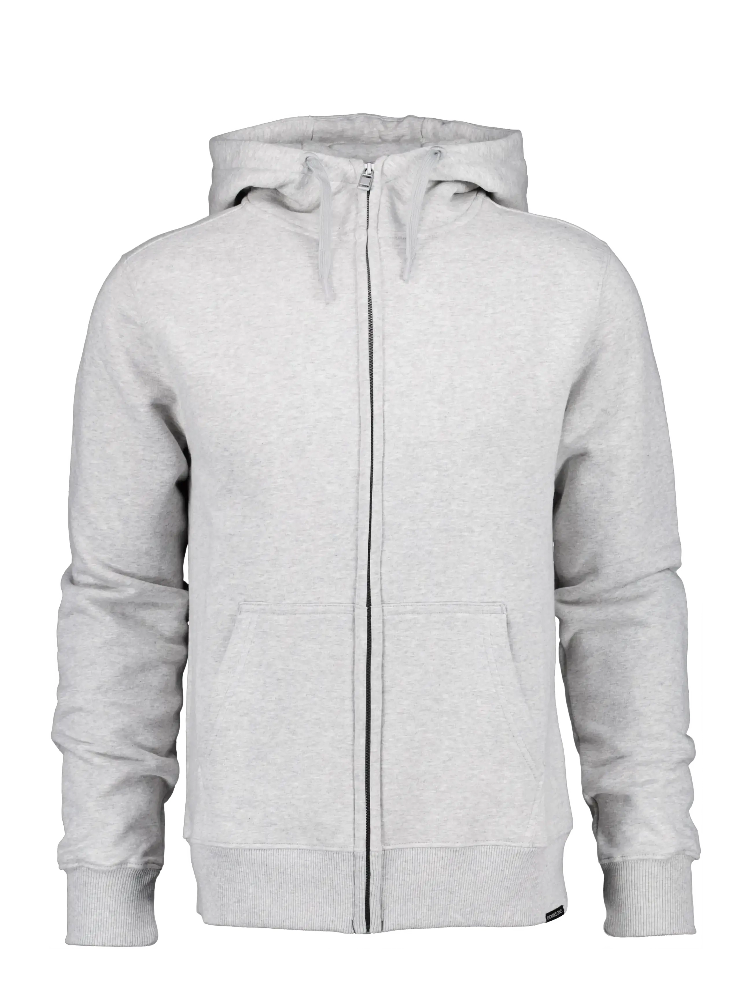 Didriksons - Ven Men's Full-Zip - kapuutsiga dressipluusid - aluminum melange - 3