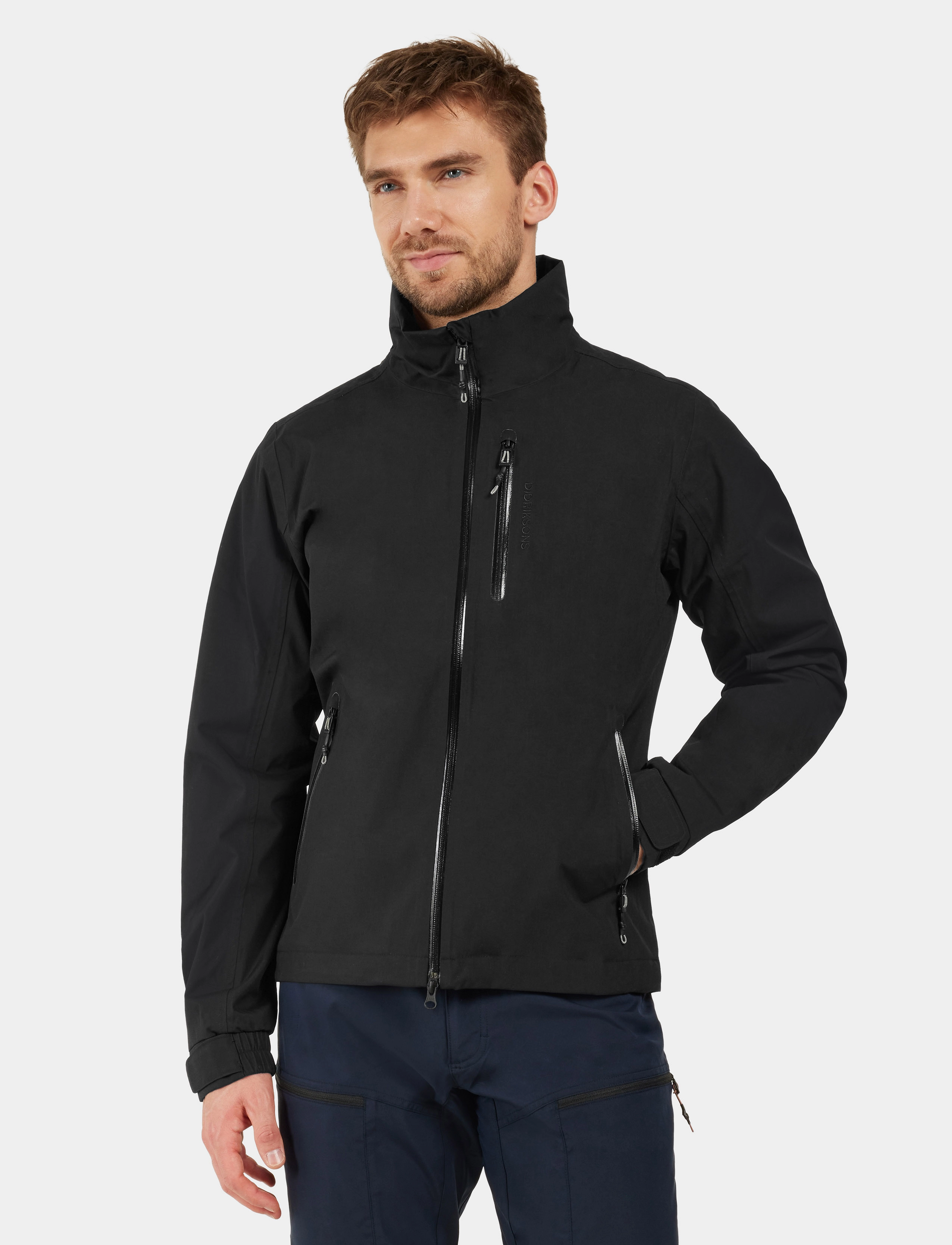 Didriksons Njord Usx Jkt, S, Black, Sport Jackets > Sport Outdoor Jackets, Herre