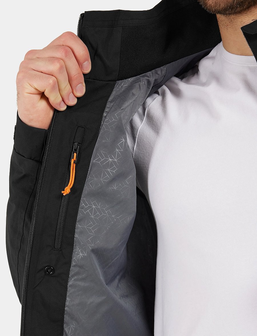 Didriksons - NJORD USX JKT - Āra jakas - black - 4