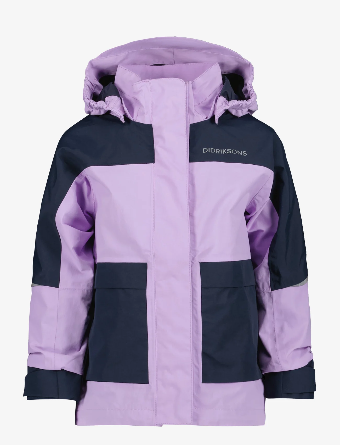 Didriksons - DAGGKPA KIDS JACKET - shell & rain jackets - digital purple - 0