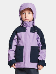 Didriksons - DAGGKPA KIDS JACKET - shell & rain jackets - digital purple - 5