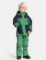 Didriksons - DAGGKPA KIDS JACKET - shell & rain jackets - palm green - 3