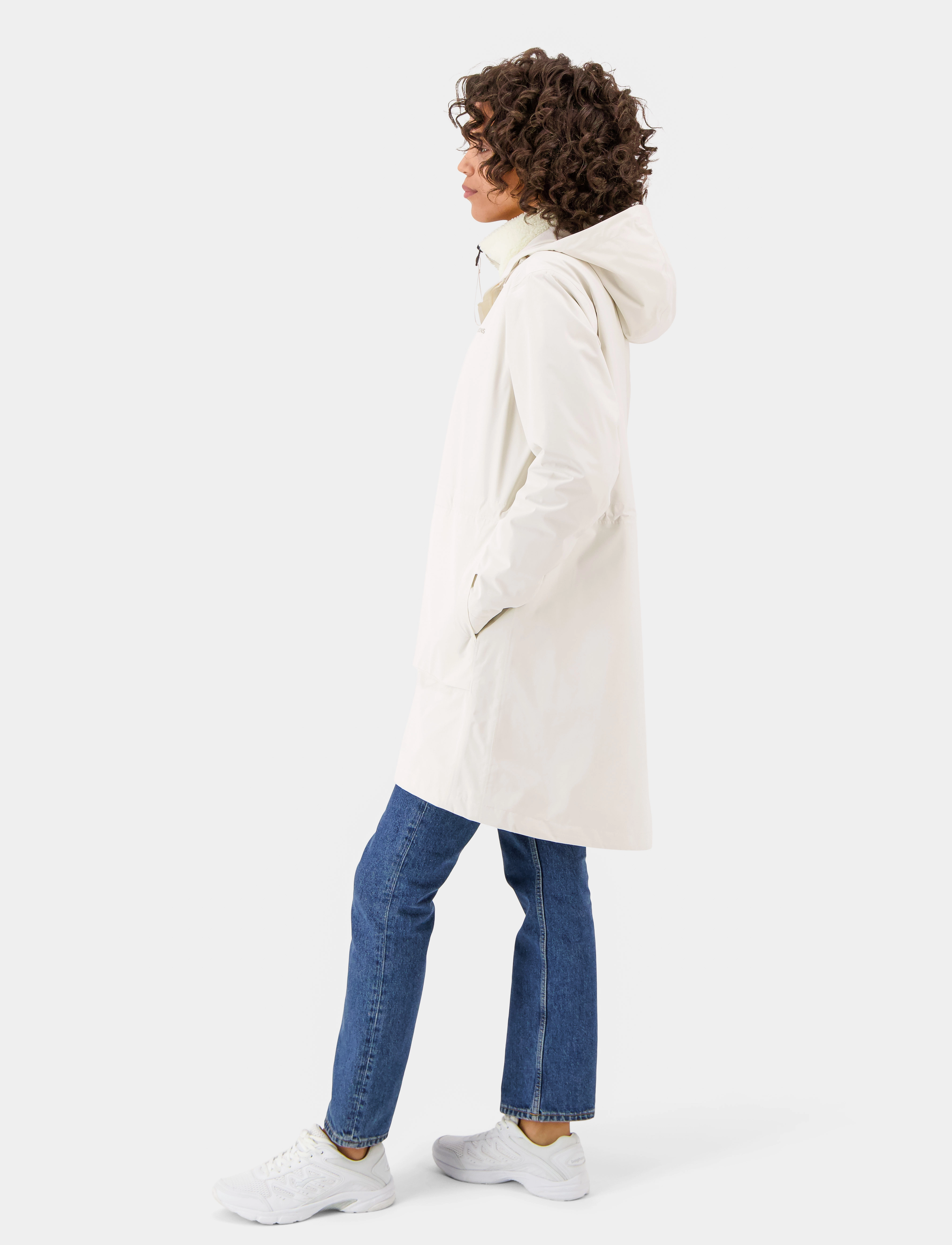 Didriksons - BELLA WNS PARKA 2 - overtøj - cream white - 4