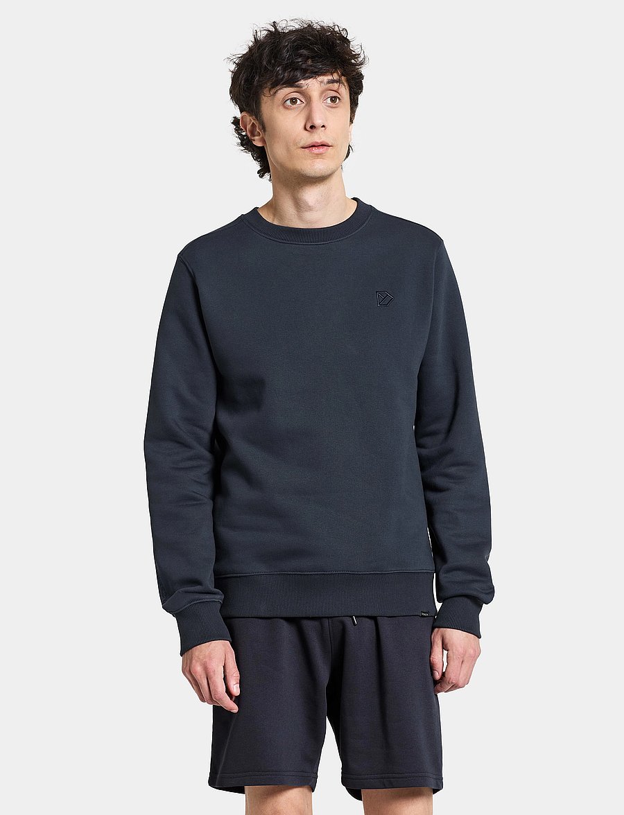 Didriksons - Fyn Men's Sweater - tops - navy - 0