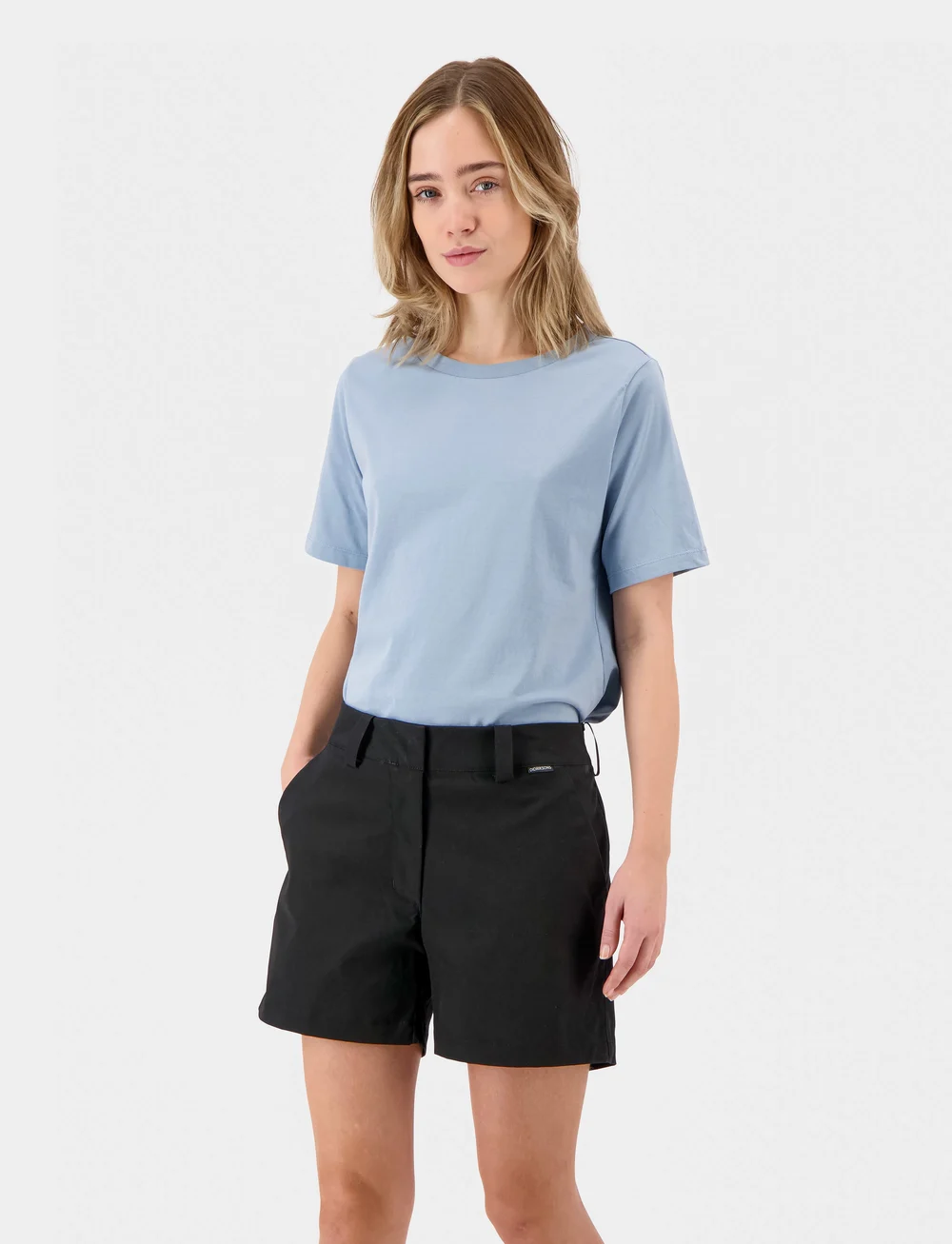 Didriksons - LIV WNS SHORTS 2 - lühikesed vabaõhupüksid - black - 0