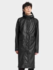 Didriksons - SUND USX PARKA LONG - rain coats - black - 3