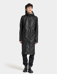 Didriksons - SUND USX PARKA LONG - rain coats - black - 4