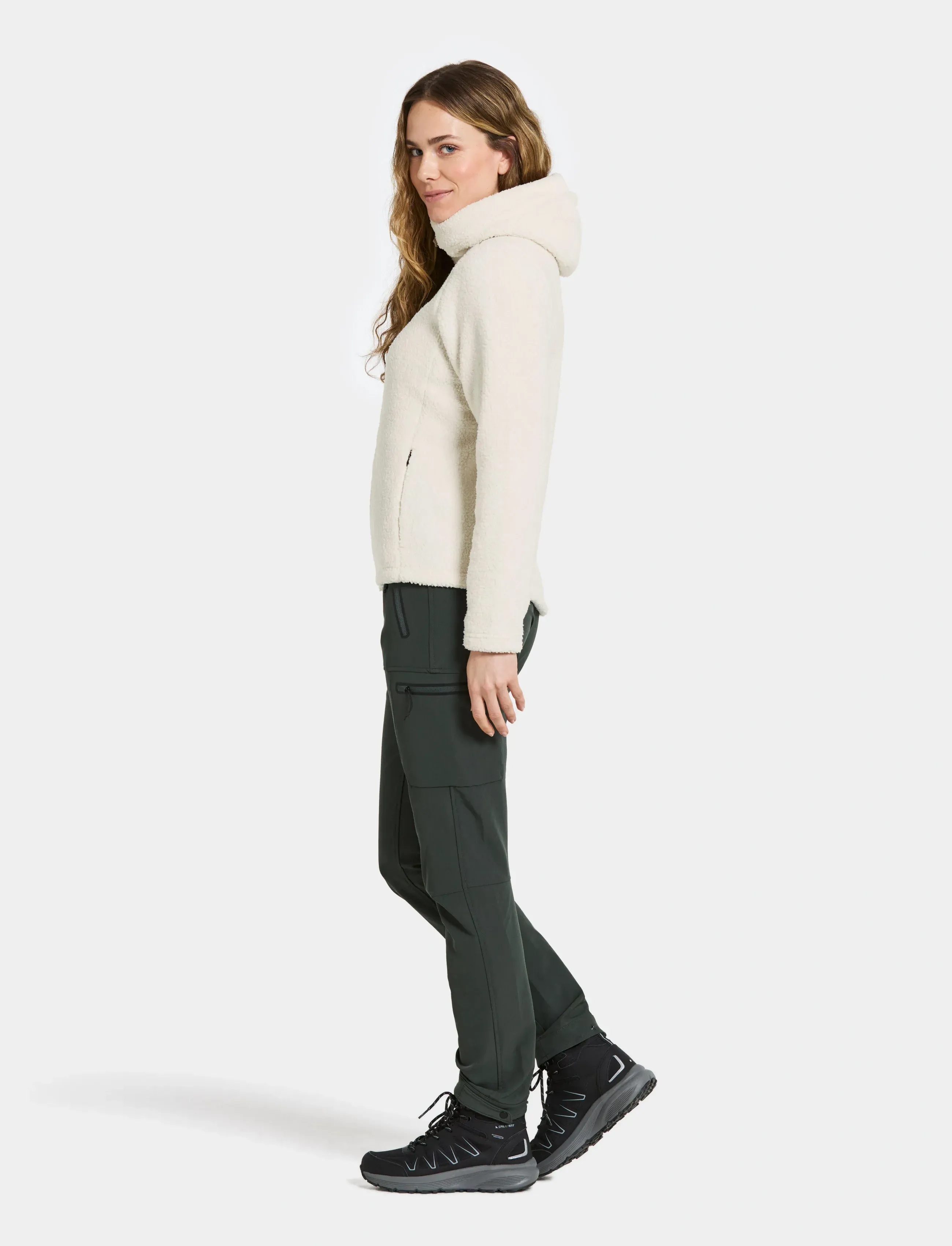 Didriksons - Anniken Full-Zip - oberteile - shell white - 5
