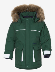 Didriksons - KURE KIDS PARKA 5 - ski jackets - evening green - 0