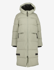 Didriksons - NOMI WNS PARKA LONG - dunkappor - wilted leaf - 0